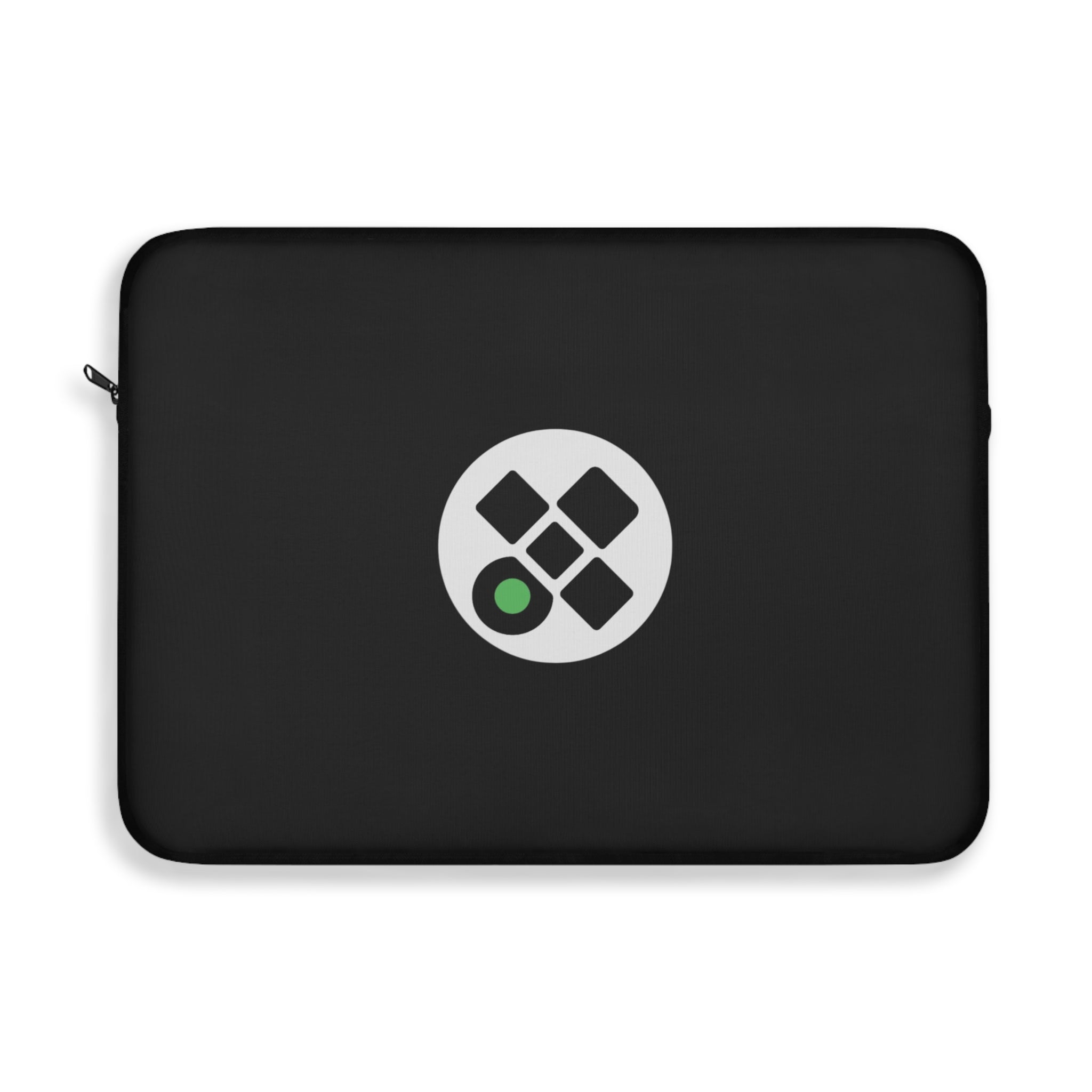 Padded Laptop Sleeve Collection Image With Logo - Desk and Device