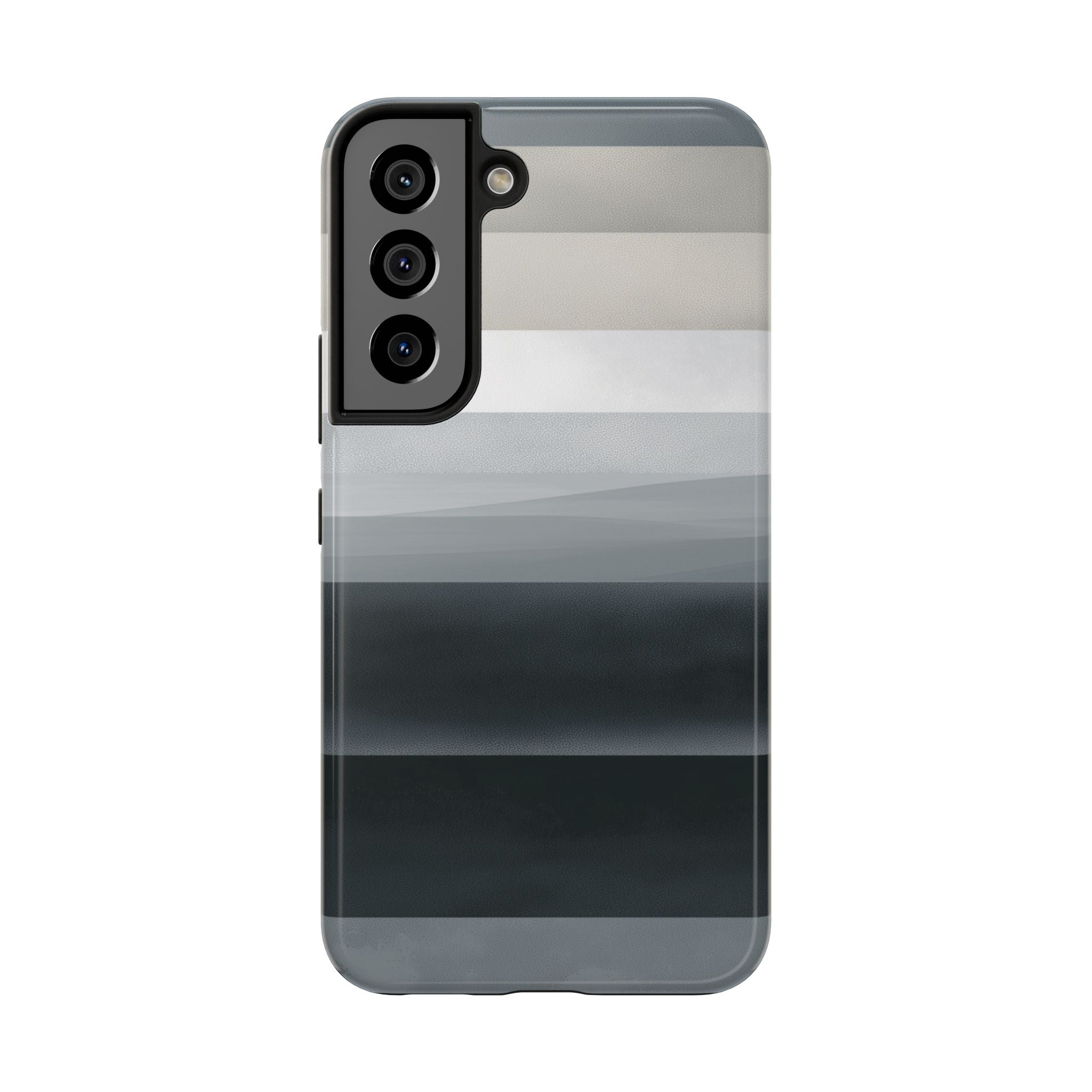 Muted Horizon tough phone case design with modern dual layer protection - Desk and Device