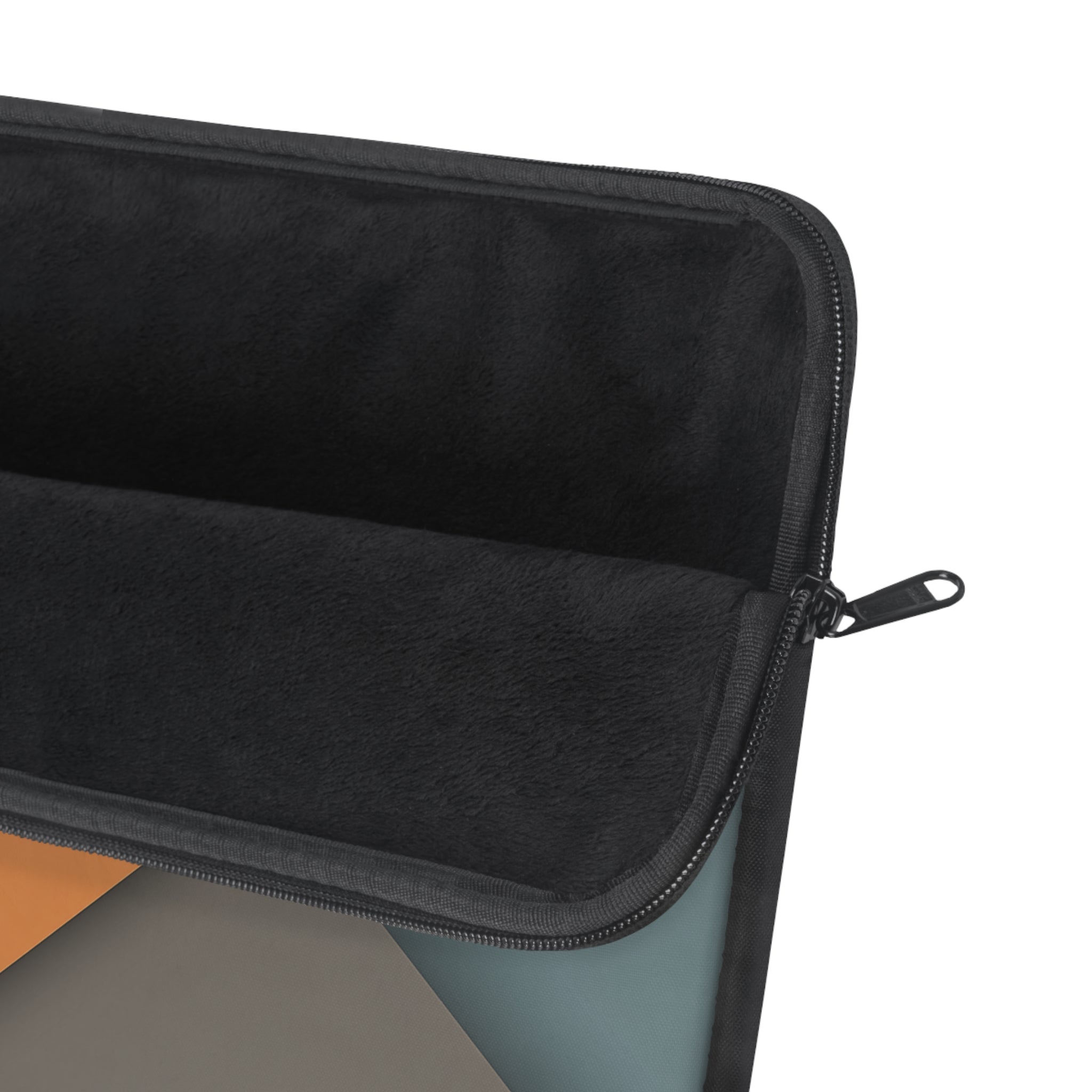 Steel Accent padded laptop sleeve with modern tech styling - Desk and Device