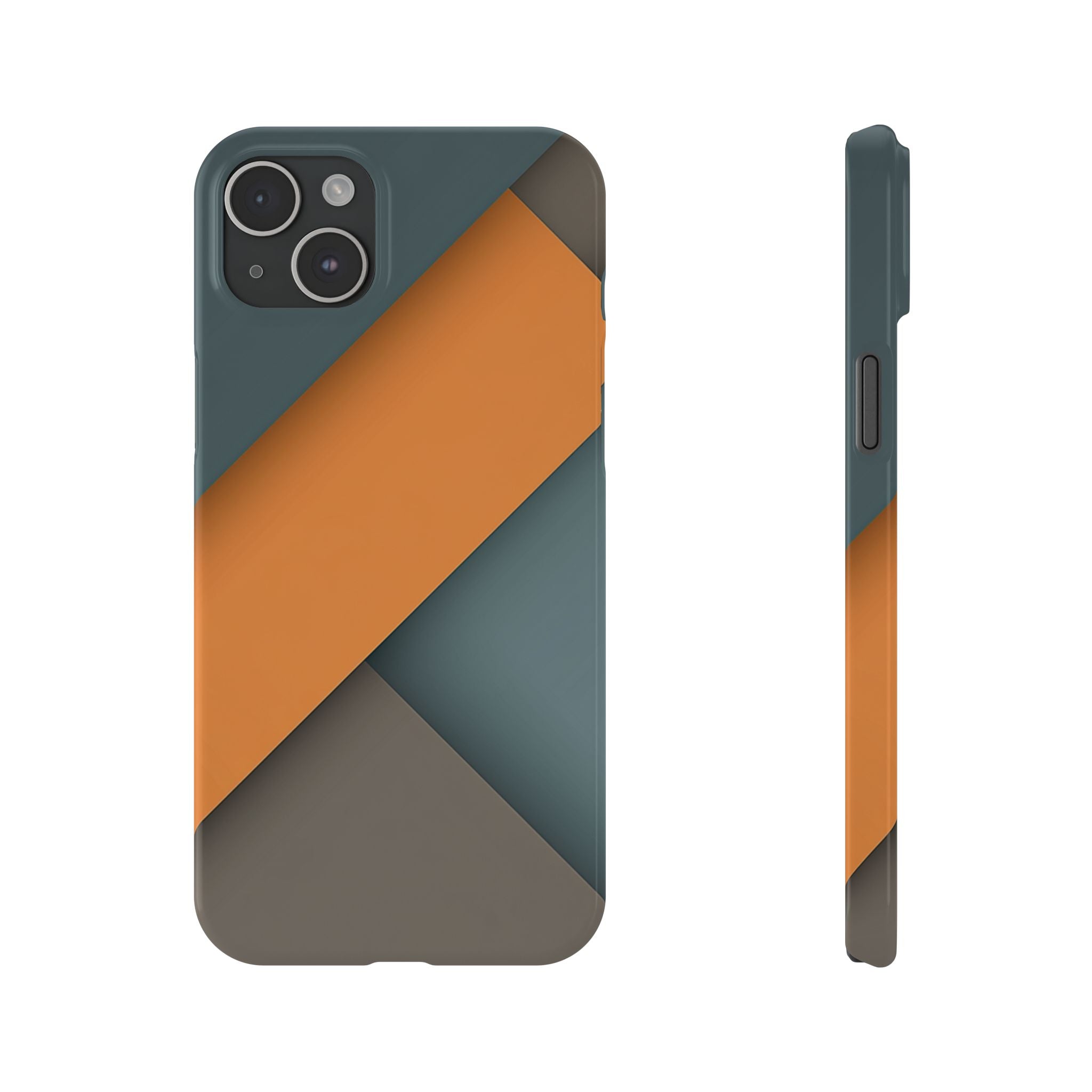 Steel Accent slim phone case design with modern lightweight protection - Desk and Device