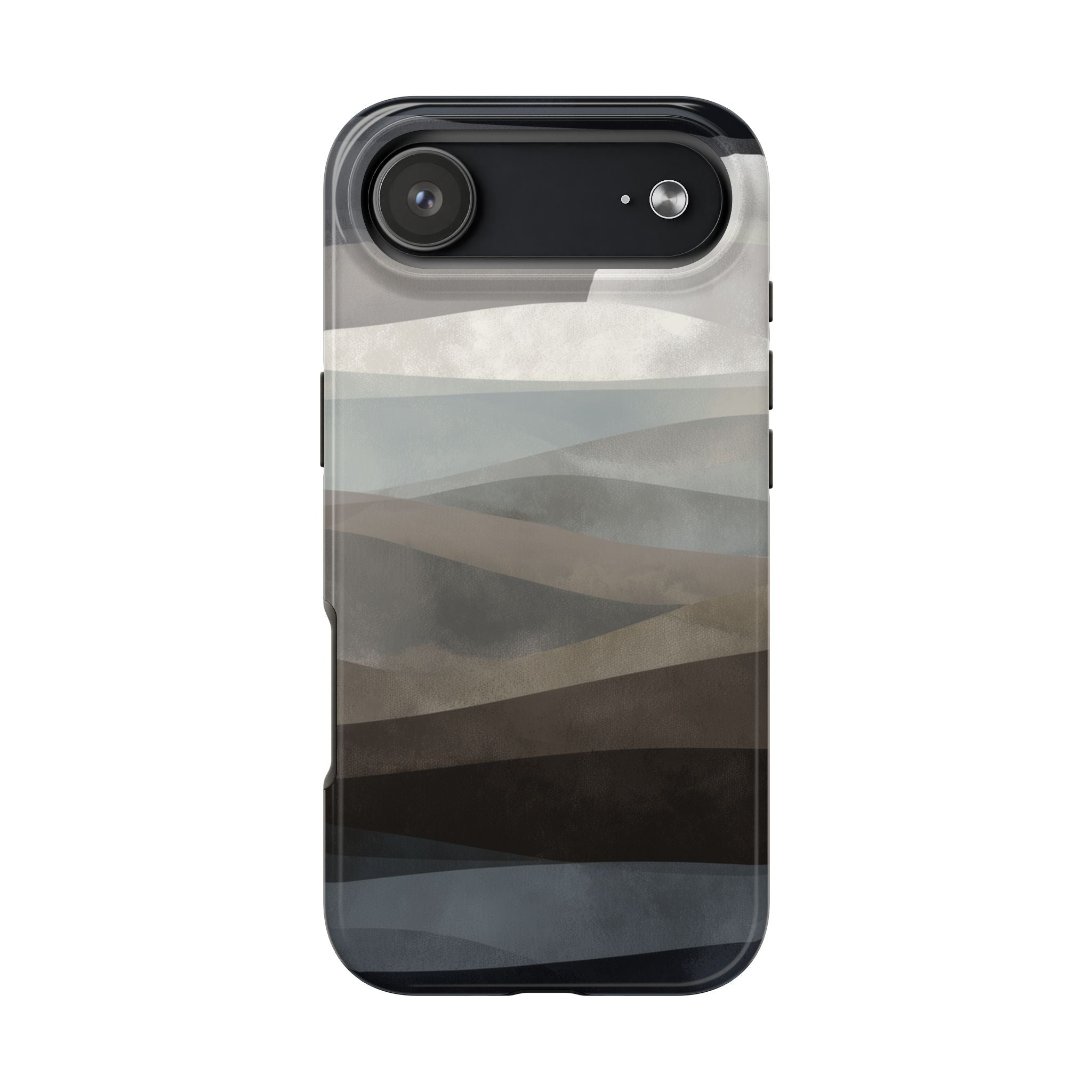 Moonlit Tides tough phone case design with modern dual layer protection - Desk and Device