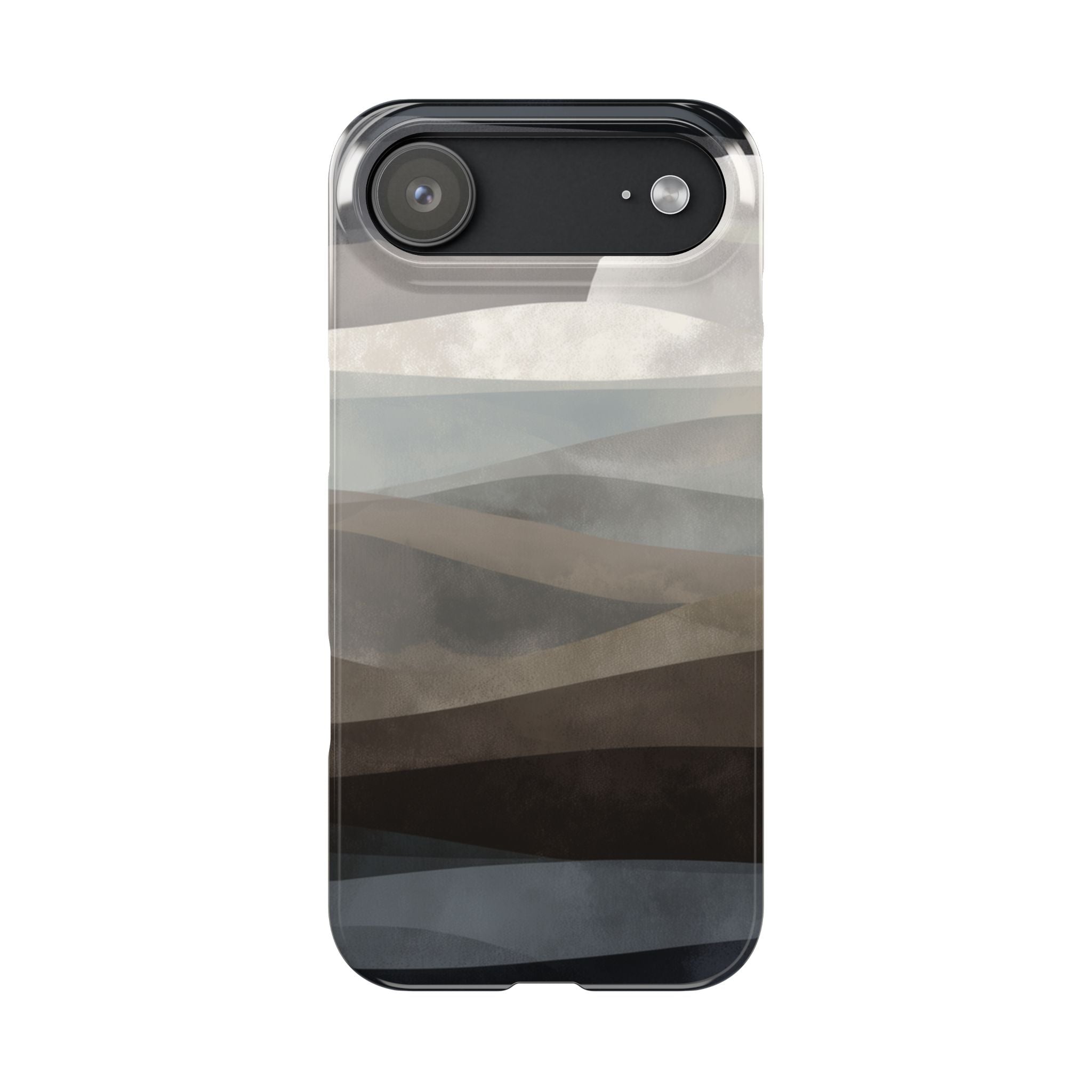 Moonlit Tides slim phone case design with modern lightweight protection - Desk and Device