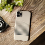 Stepped Lines slim phone case design with modern lightweight protection - Desk and Device