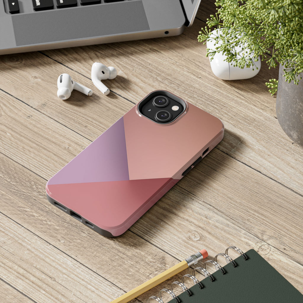 Warm Layers tough phone case design with modern dual layer protection - Desk and Device