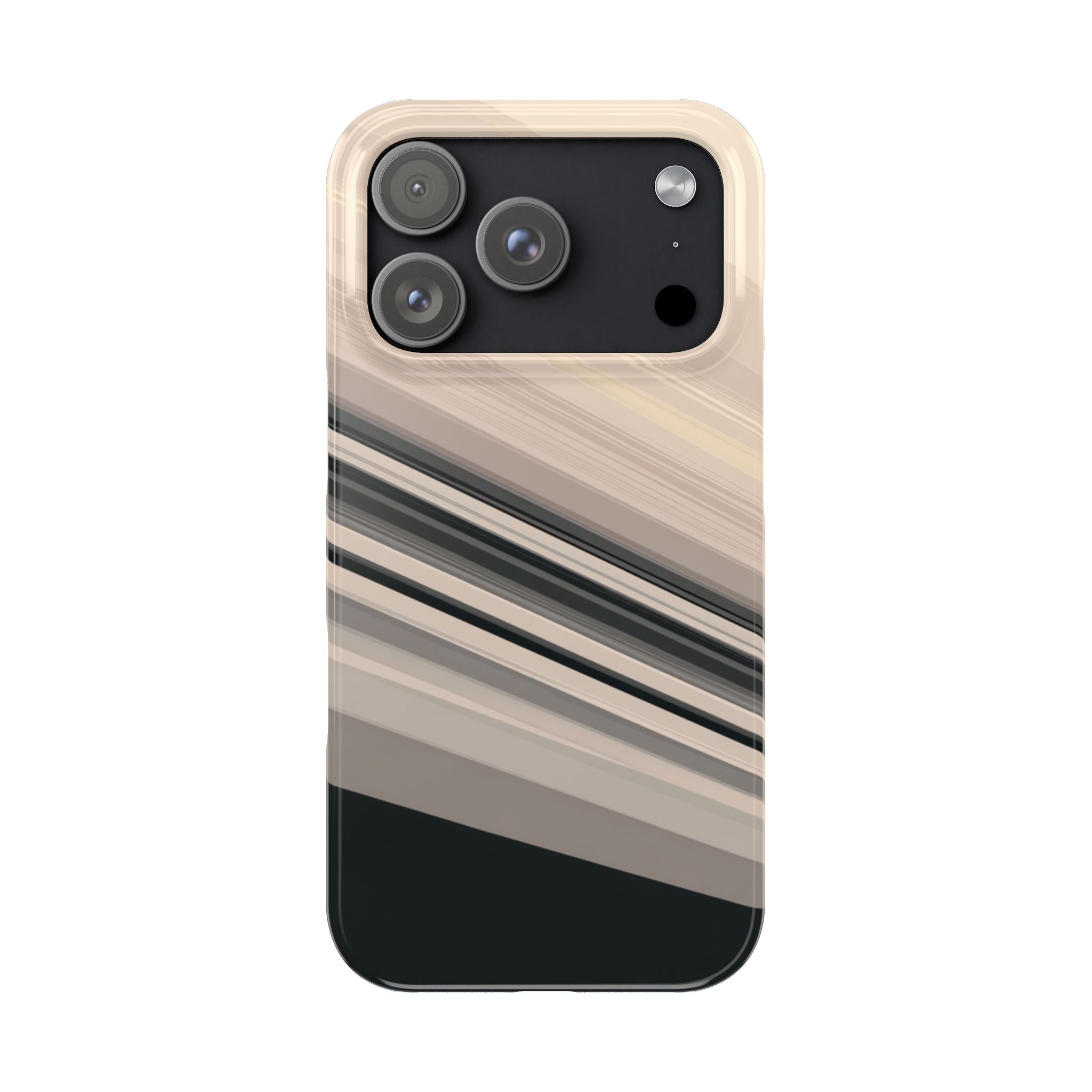 Diagonal Bands slim phone case design with modern lightweight protection - Desk and Device