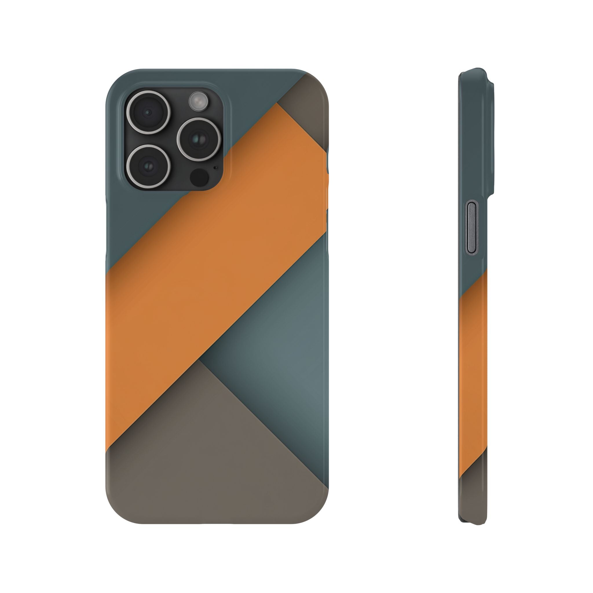 Steel Accent slim phone case design with modern lightweight protection - Desk and Device