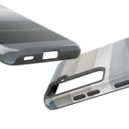 Muted Horizon tough phone case design with modern dual layer protection - Desk and Device