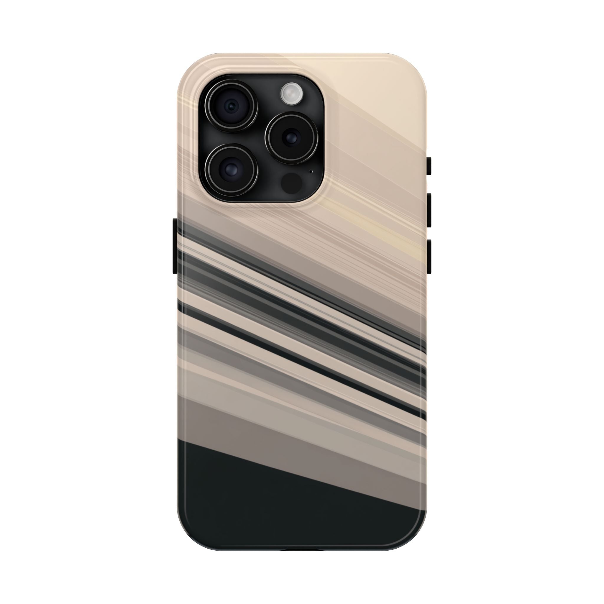 Diagonal Bands tough phone case design with modern dual layer protection - Desk and Device