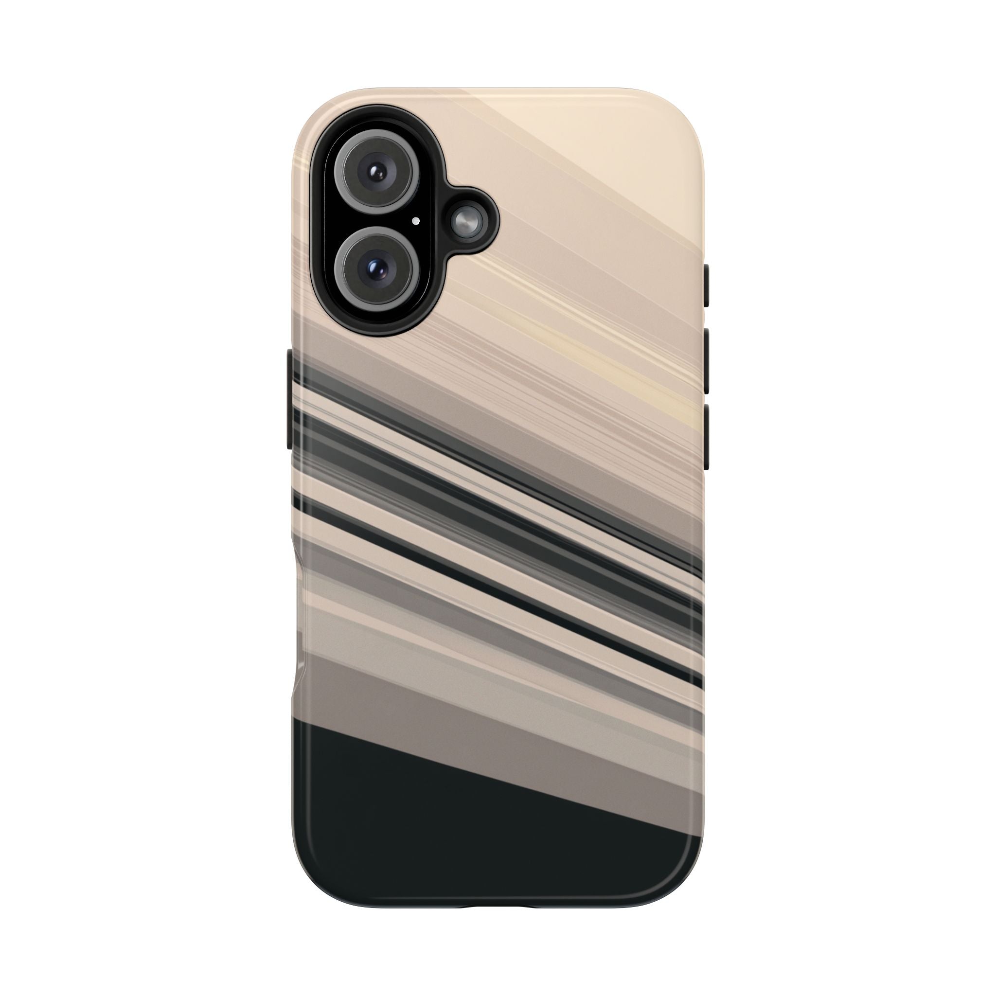 Diagonal Bands tough phone case design with modern dual layer protection - Desk and Device