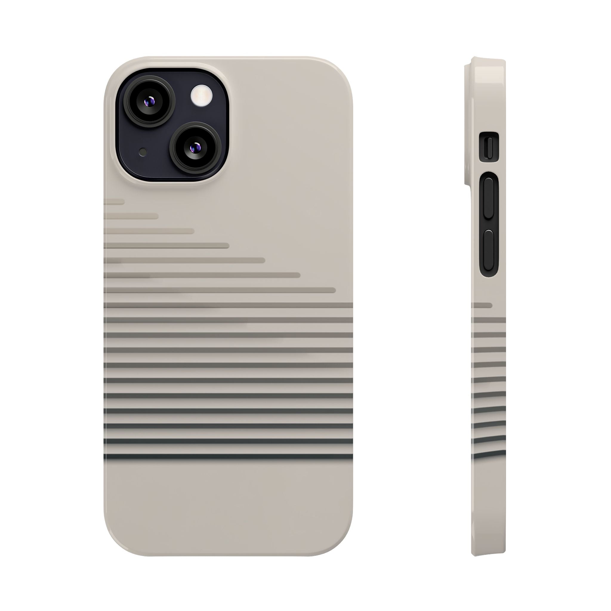 Stepped Lines slim phone case design with modern lightweight protection - Desk and Device