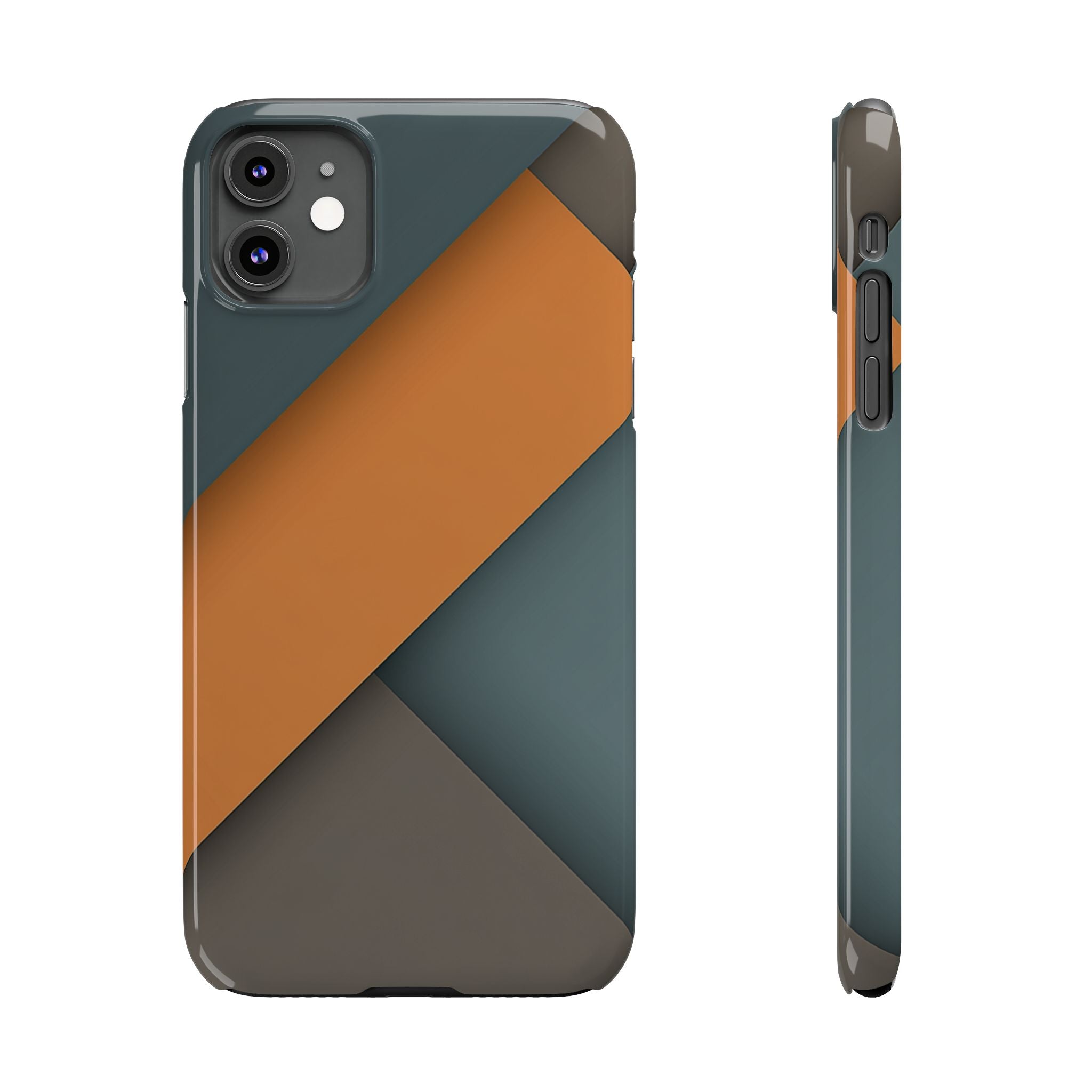 Steel Accent slim phone case design with modern lightweight protection - Desk and Device