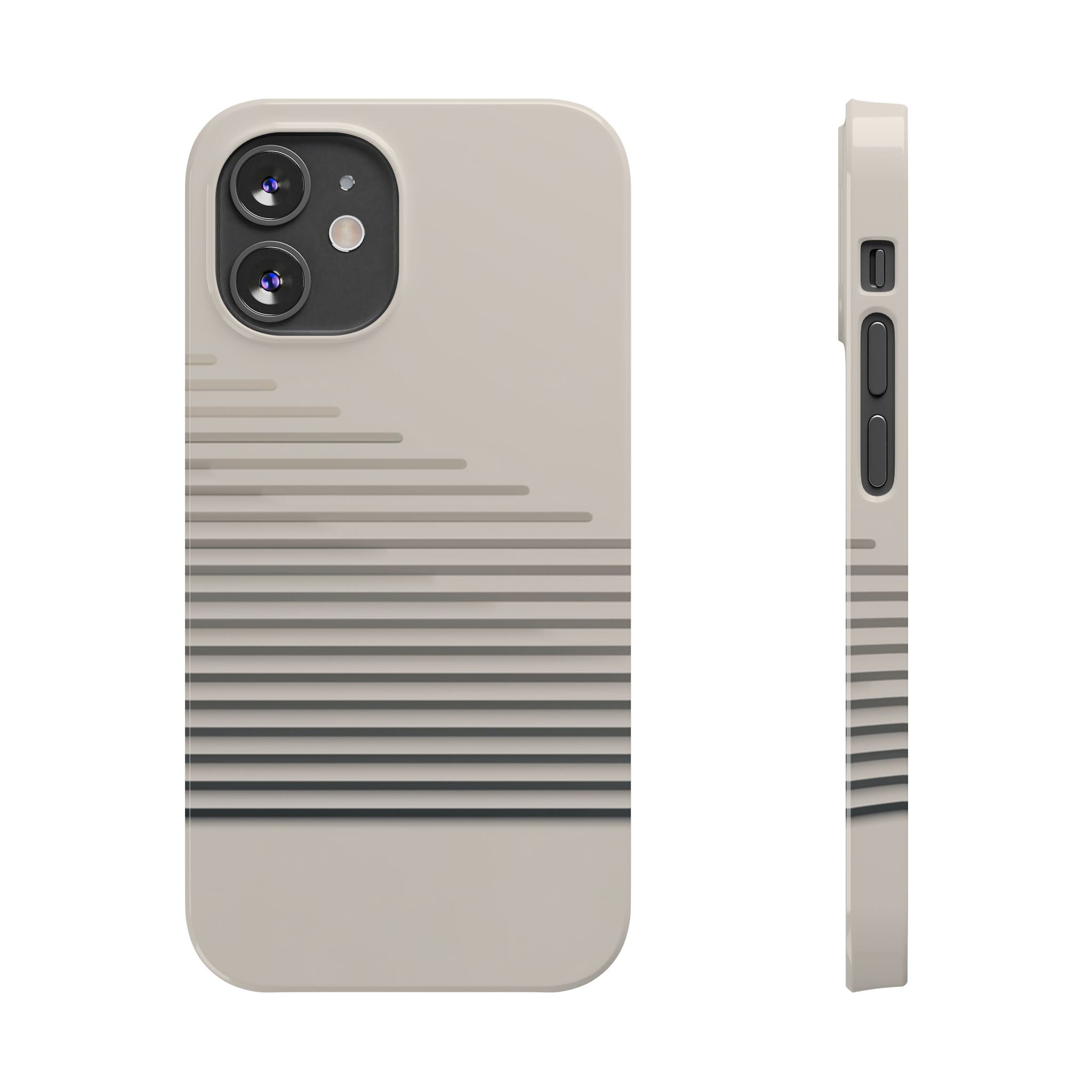 Stepped Lines slim phone case design with modern lightweight protection - Desk and Device