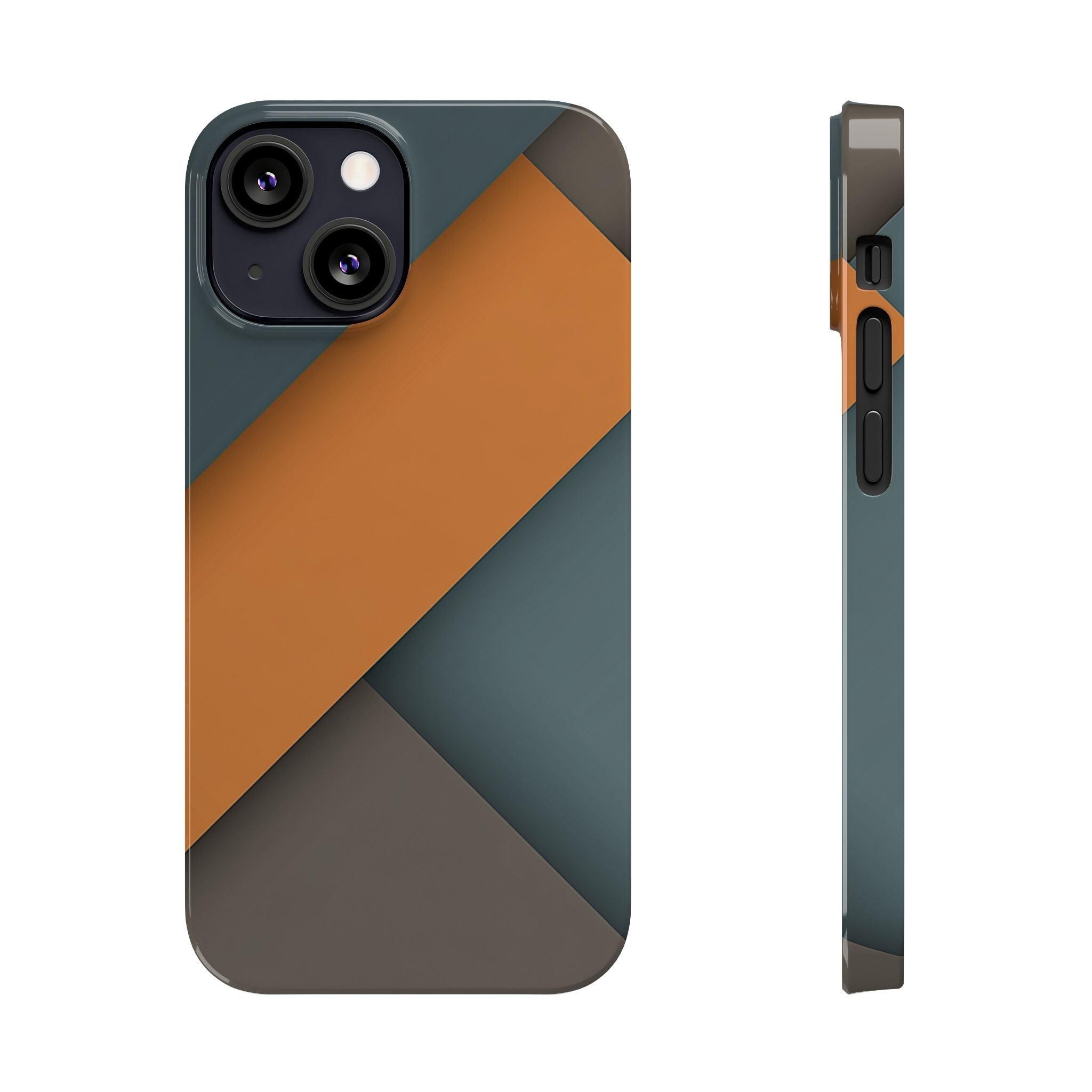 Steel Accent slim phone case design with modern lightweight protection - Desk and Device