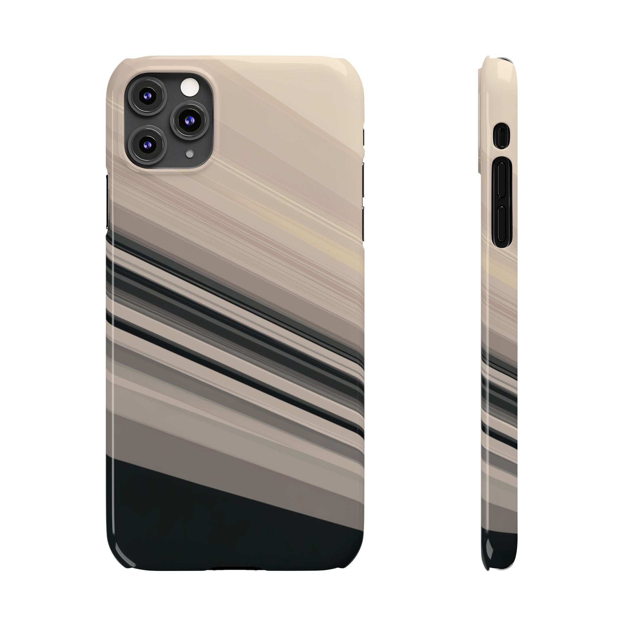 Diagonal Bands slim phone case design with modern lightweight protection - Desk and Device