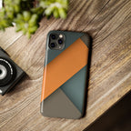 Steel Accent slim phone case design with modern lightweight protection - Desk and Device