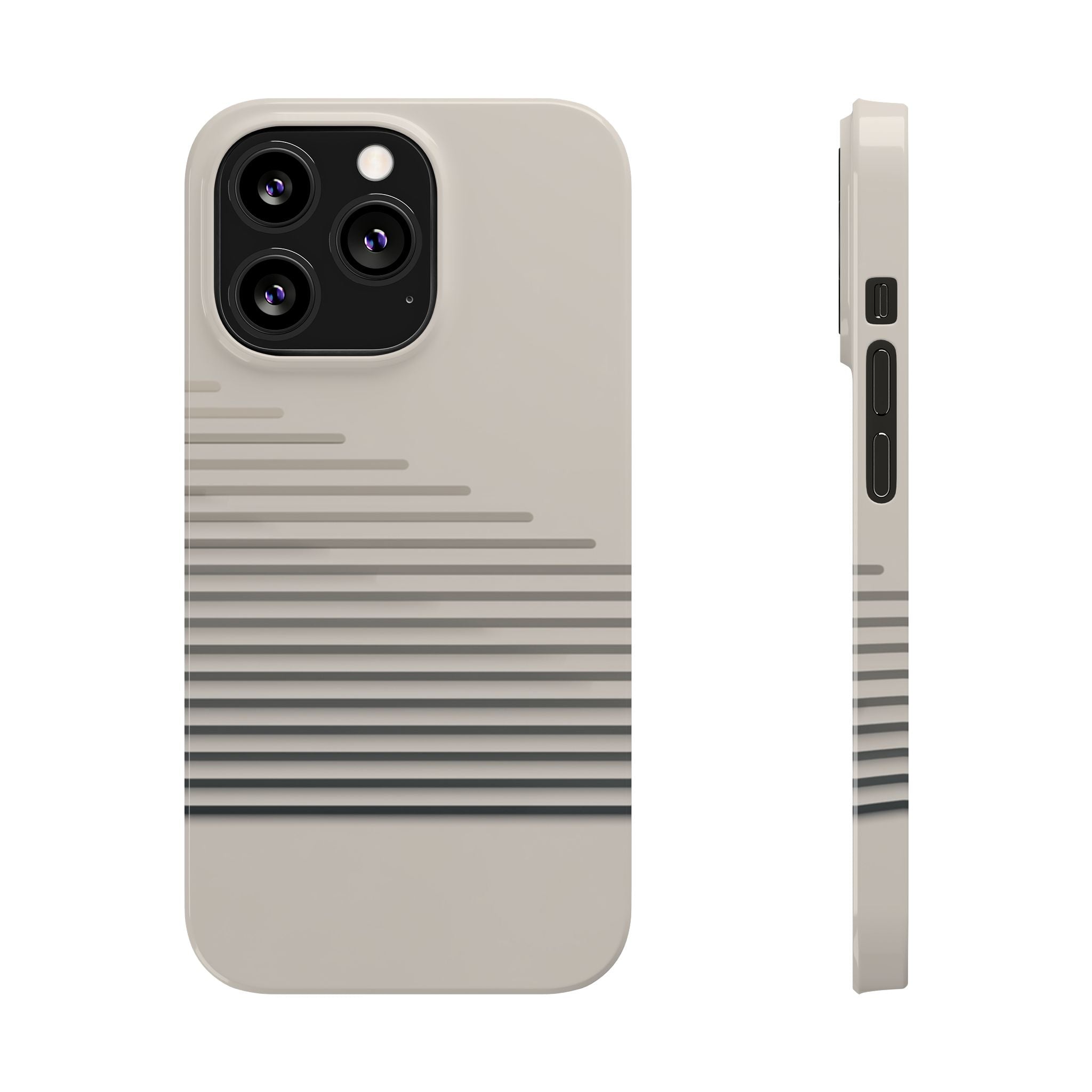 Stepped Lines slim phone case design with modern lightweight protection - Desk and Device