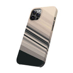 Diagonal Bands slim phone case design with modern lightweight protection - Desk and Device