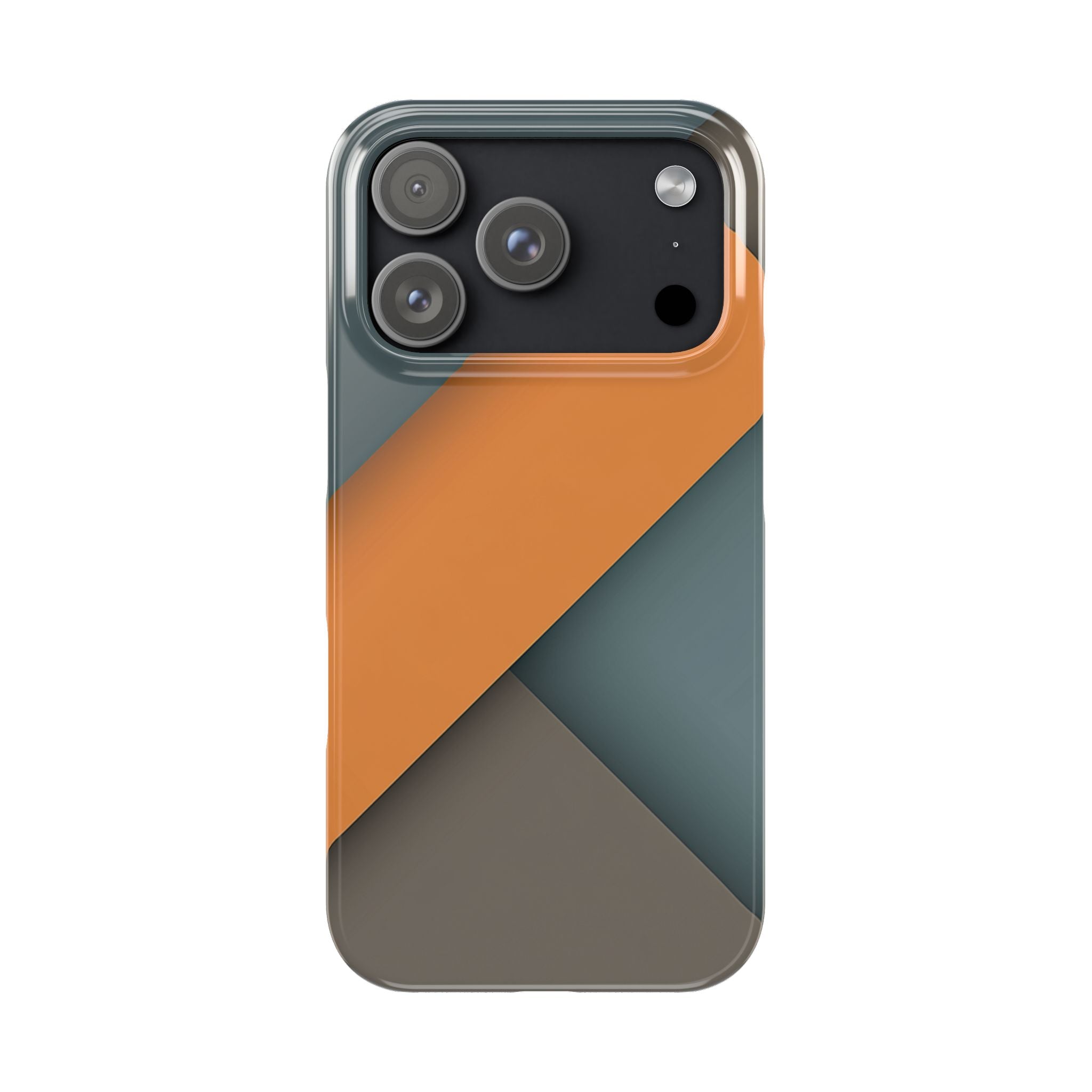 Steel Accent slim phone case design with modern lightweight protection - Desk and Device