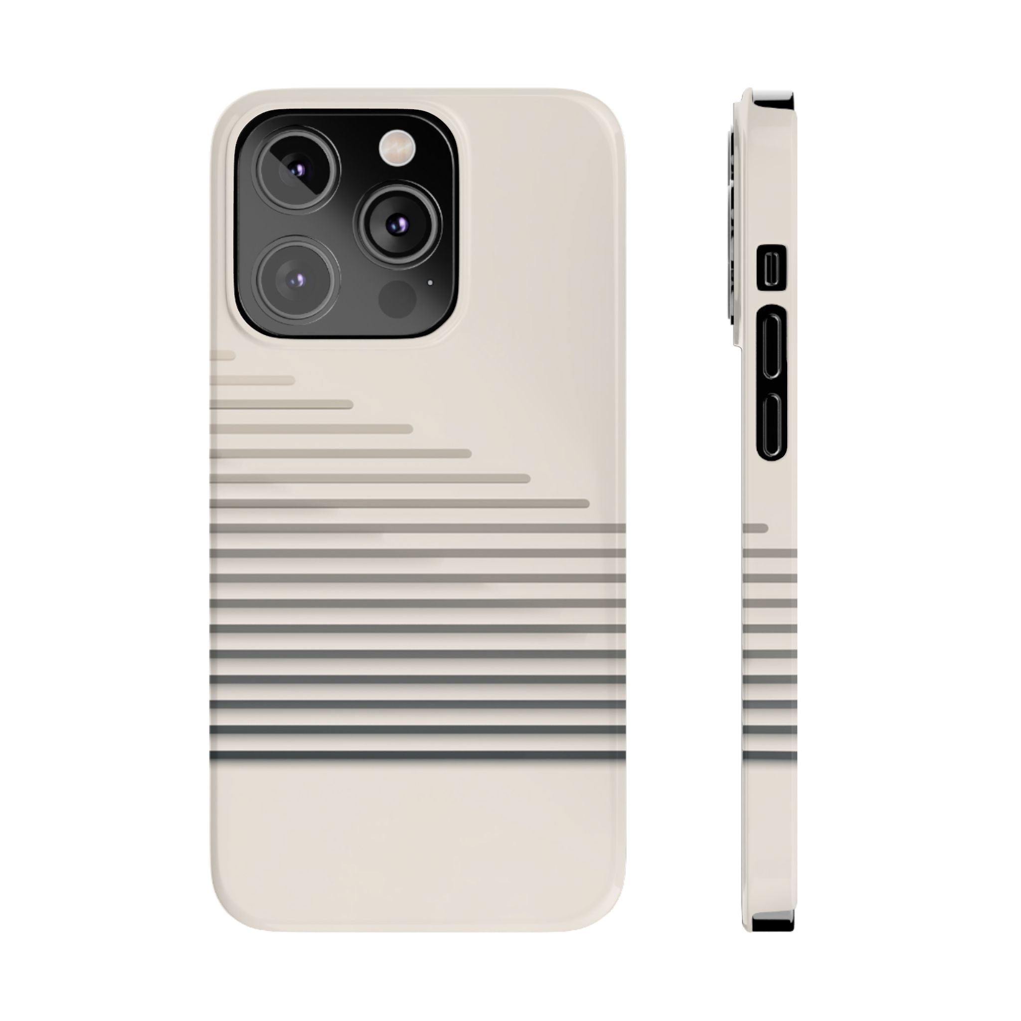 Stepped Lines slim phone case design with modern lightweight protection - Desk and Device