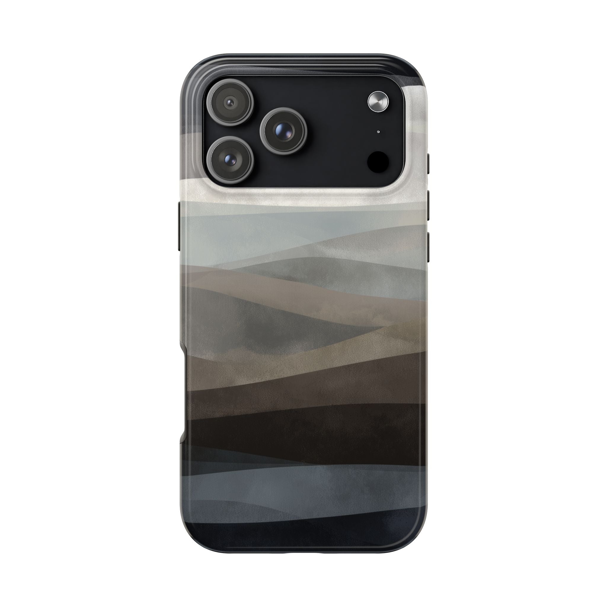 Moonlit Tides tough phone case design with modern dual layer protection - Desk and Device