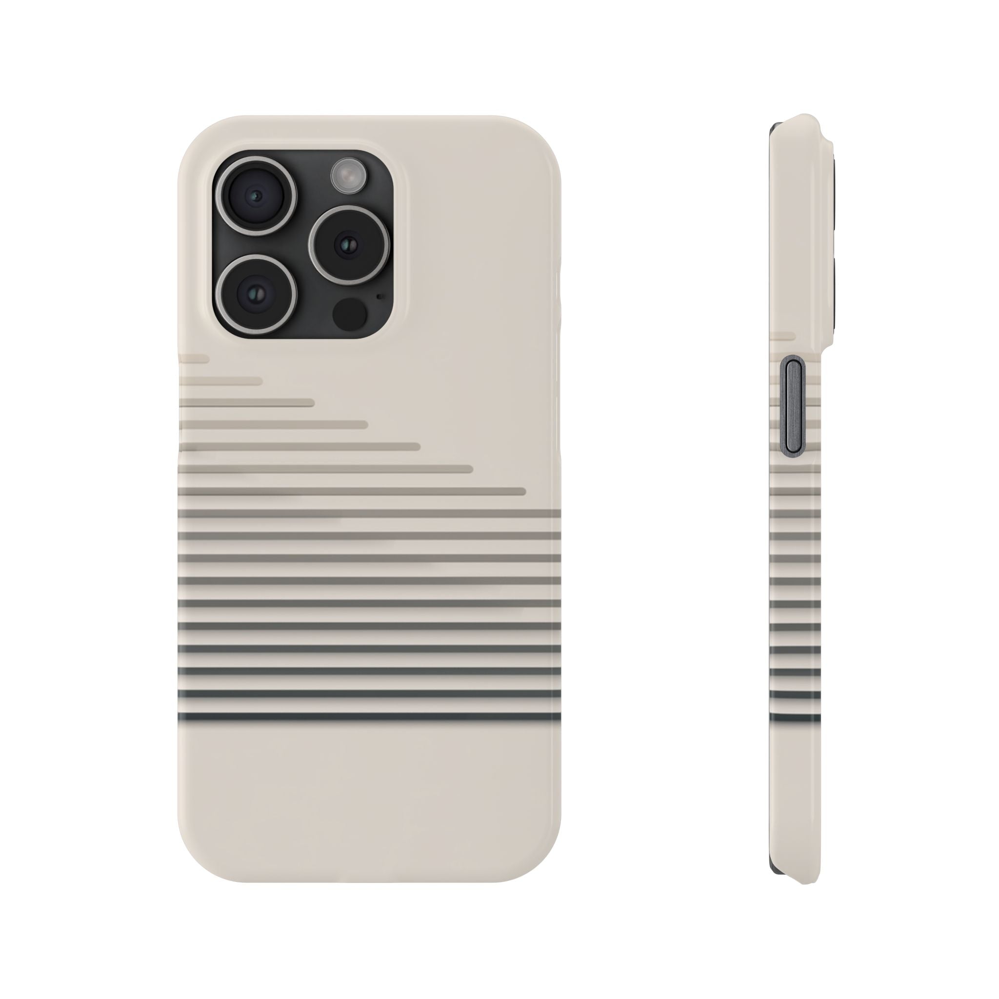 Stepped Lines slim phone case design with modern lightweight protection - Desk and Device