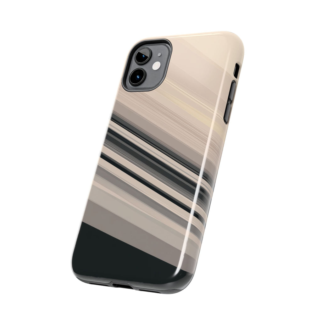 Diagonal Bands tough phone case design with modern dual layer protection - Desk and Device