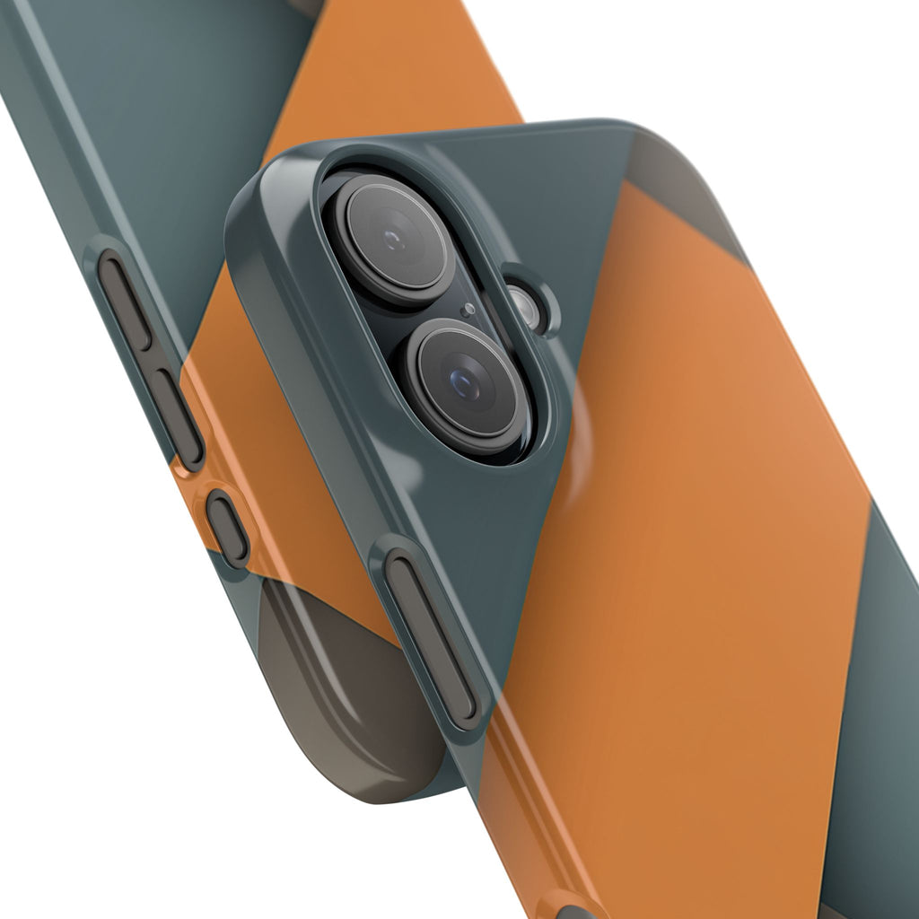 Steel Accent slim phone case design with modern lightweight protection - Desk and Device