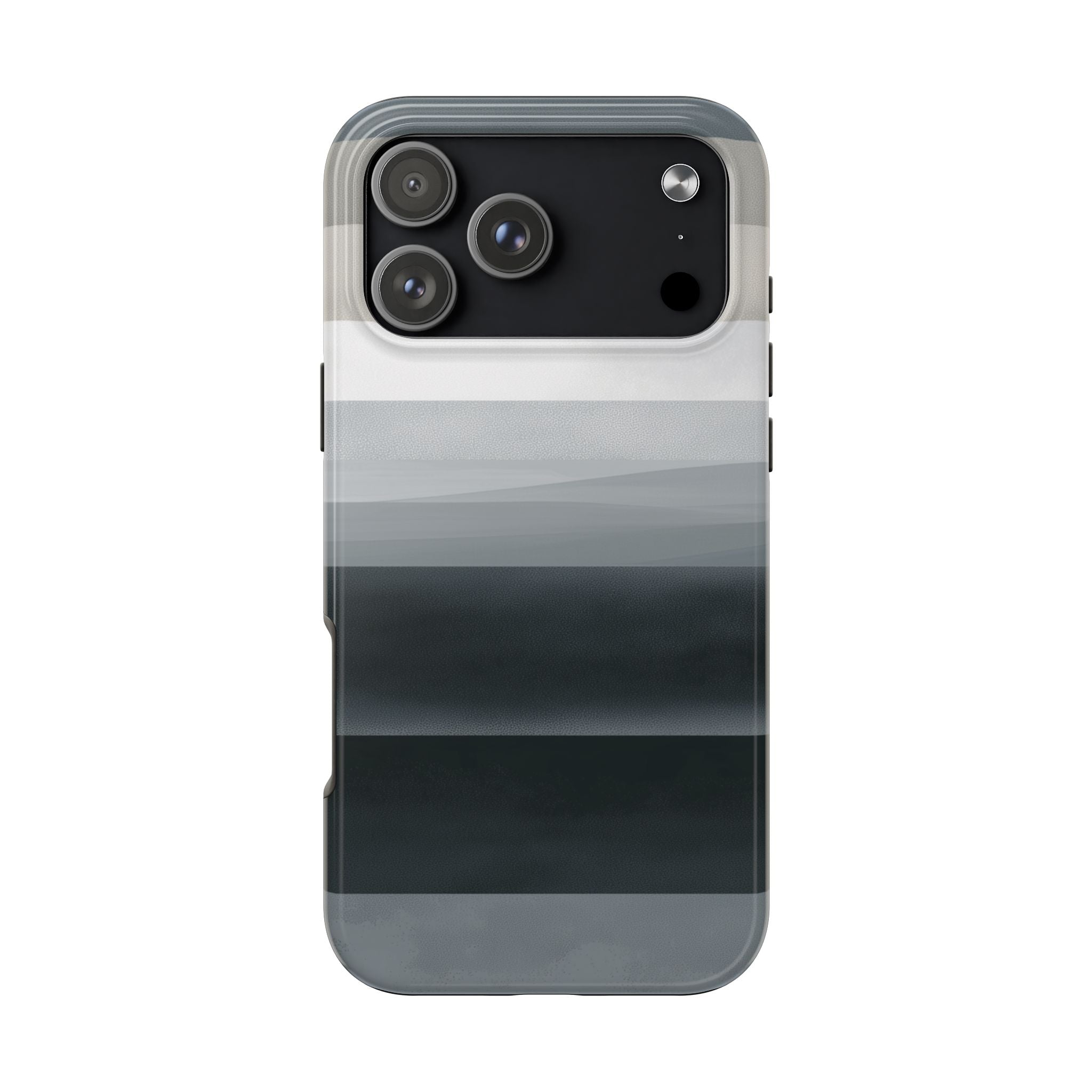 Muted Horizon tough phone case design with modern dual layer protection - Desk and Device