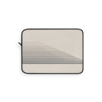 Stepped Lines padded laptop sleeve with modern tech styling - Desk and Device