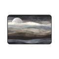 Moonlit Tides Neoprene desk mat with clean, modern design - Desk and Device