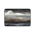 Moonlit Tides Neoprene desk mat with clean, modern design - Desk and Device