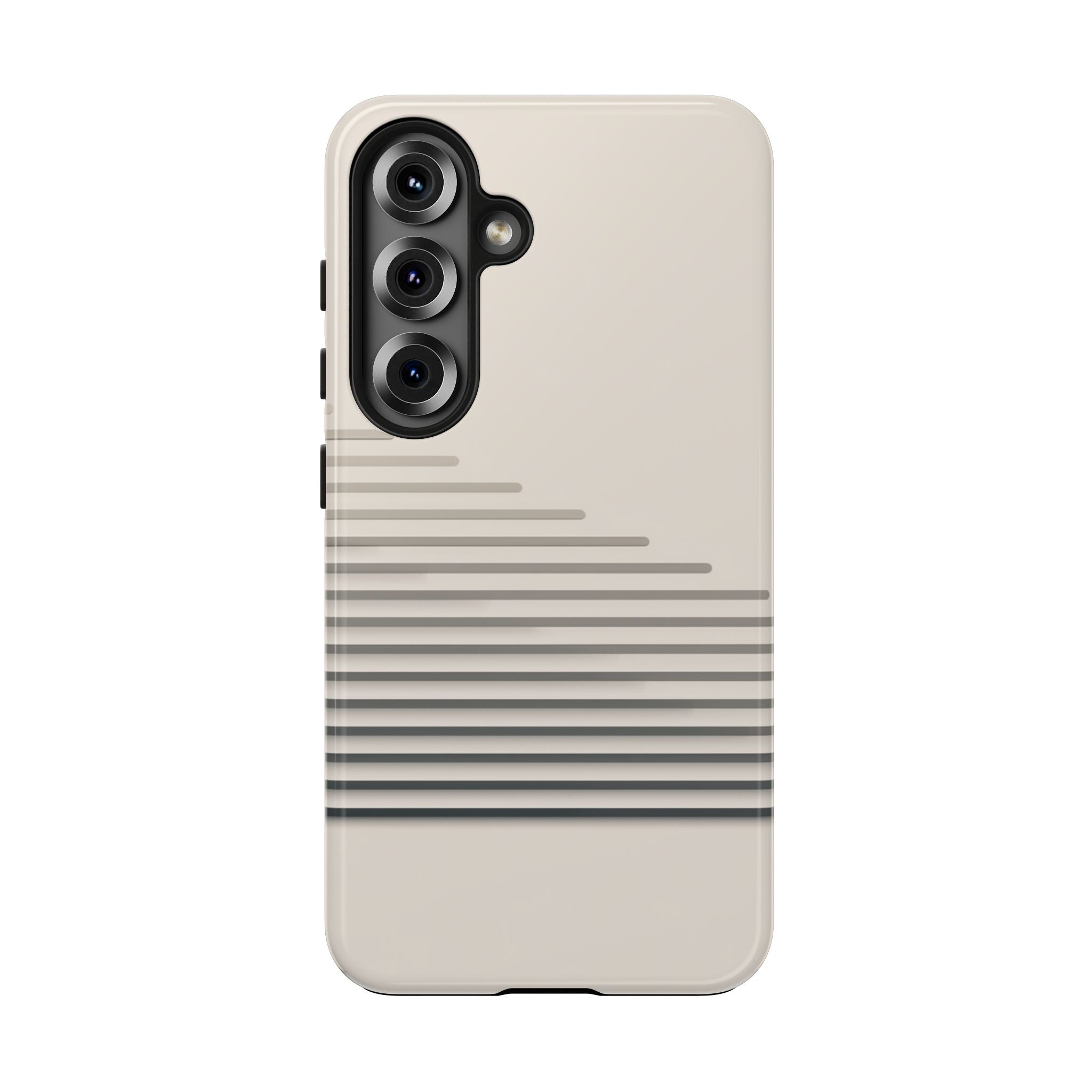 Stepped Lines tough phone case design with modern dual layer protection - Desk and Device