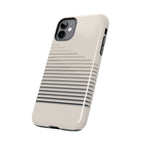 Stepped Lines tough phone case design with modern dual layer protection - Desk and Device
