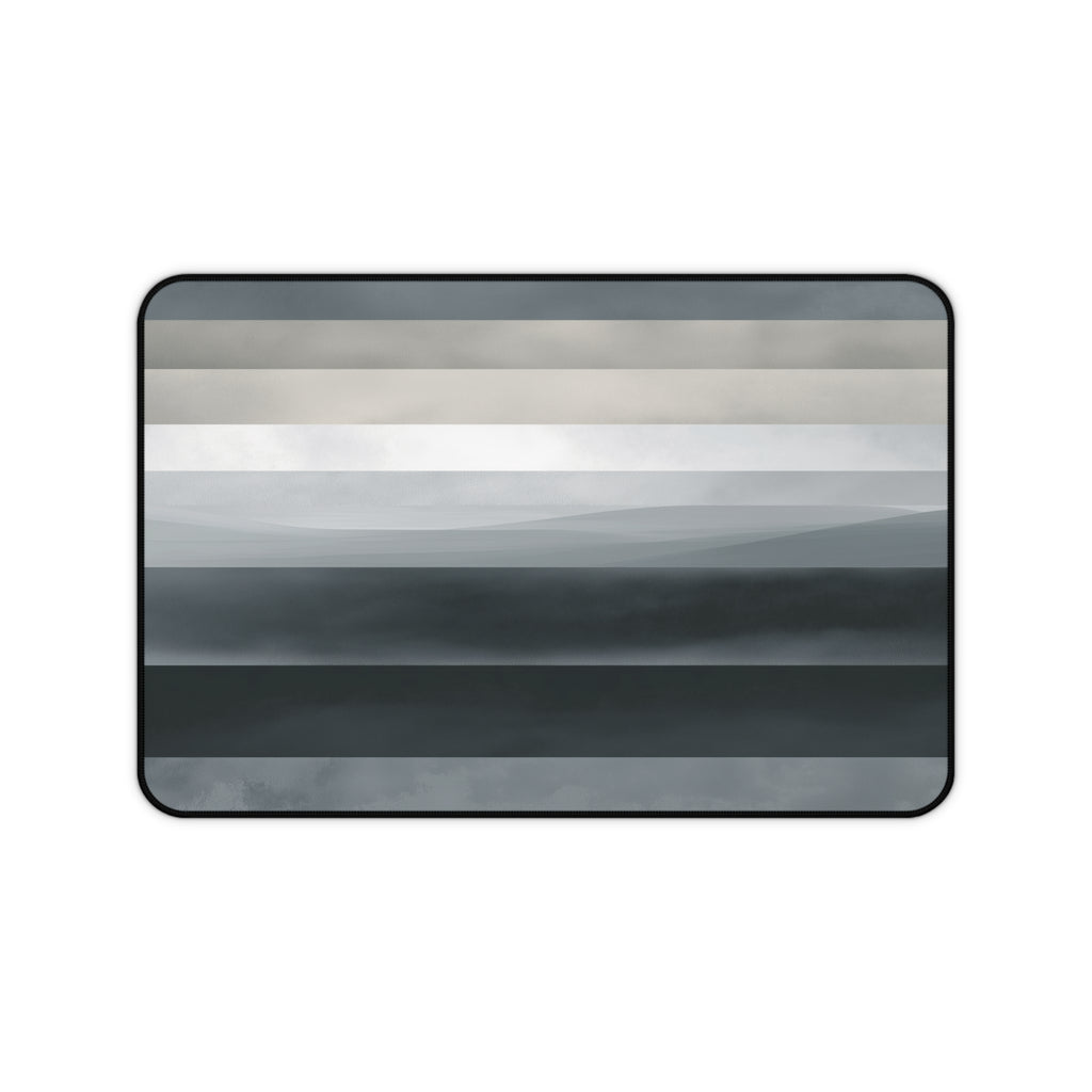 Muted Horizon Neoprene desk mat with clean, modern design - Desk and Device