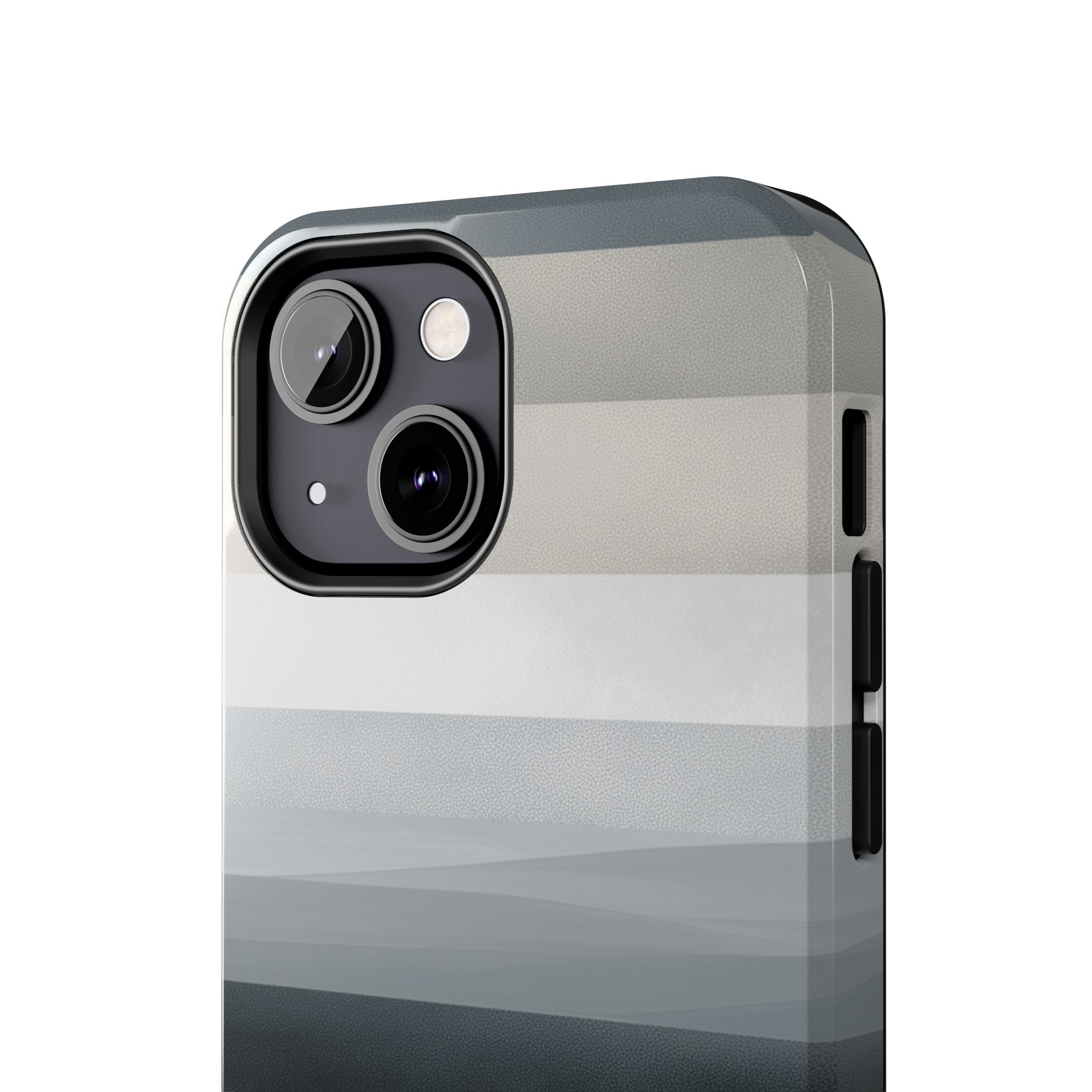 Muted Horizon tough phone case design with modern dual layer protection - Desk and Device