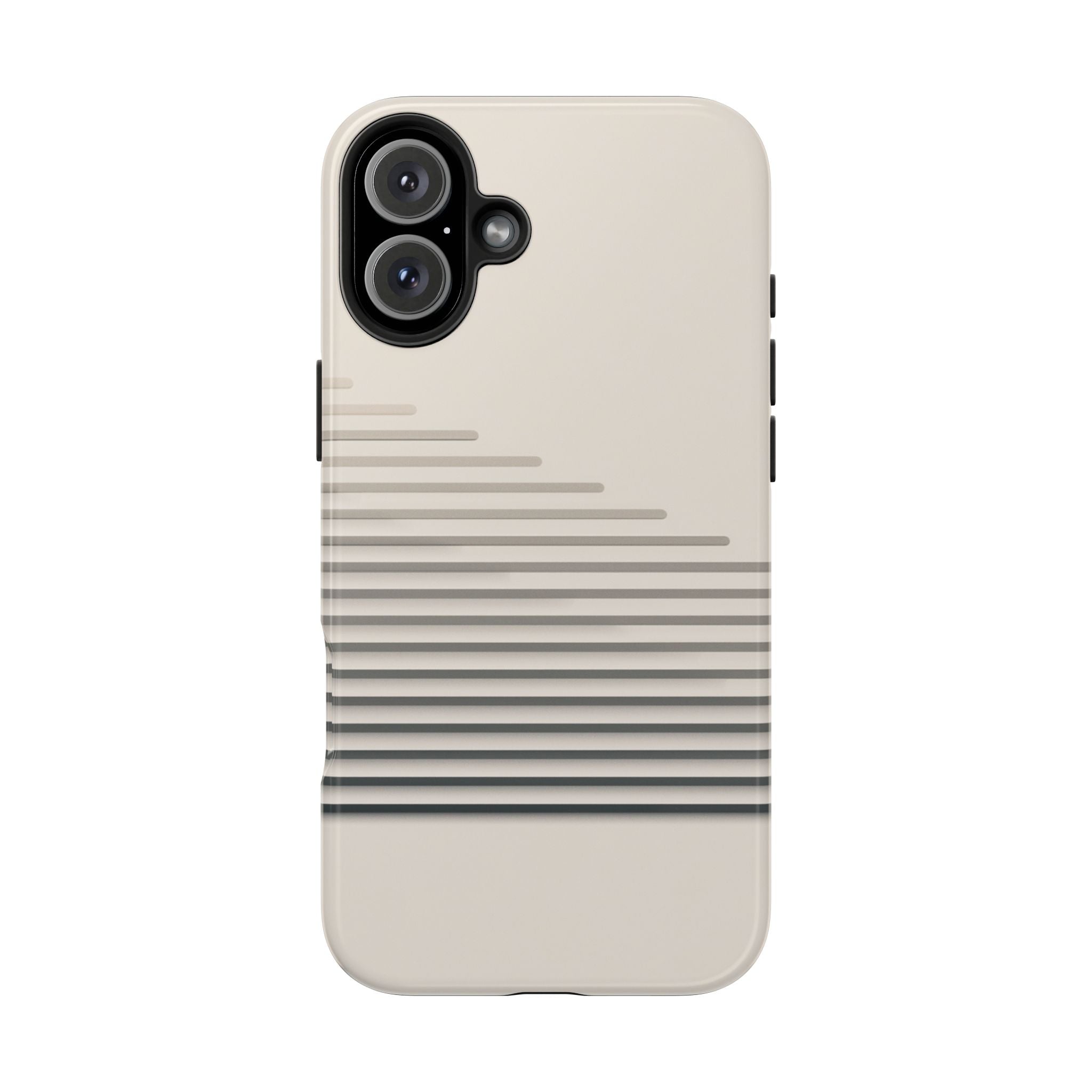 Stepped Lines tough phone case design with modern dual layer protection - Desk and Device