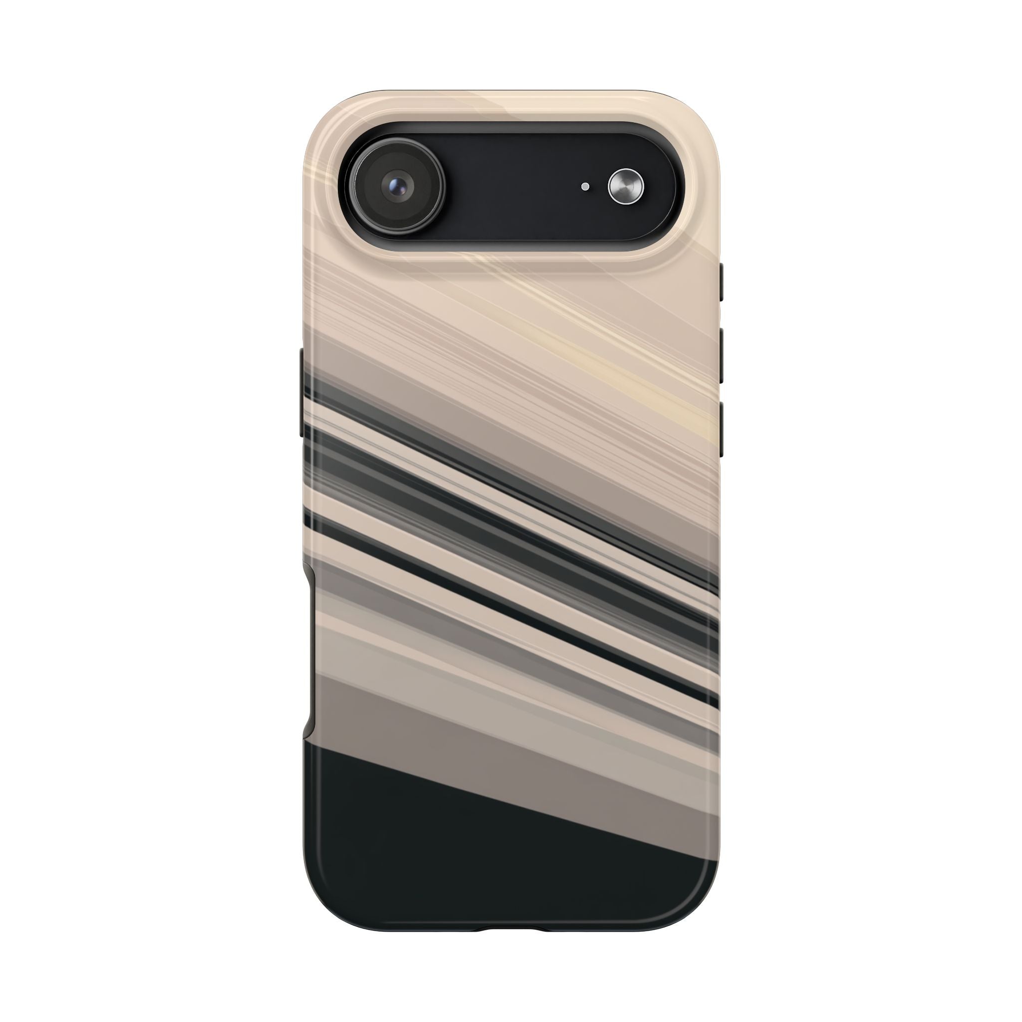Diagonal Bands tough phone case design with modern dual layer protection - Desk and Device