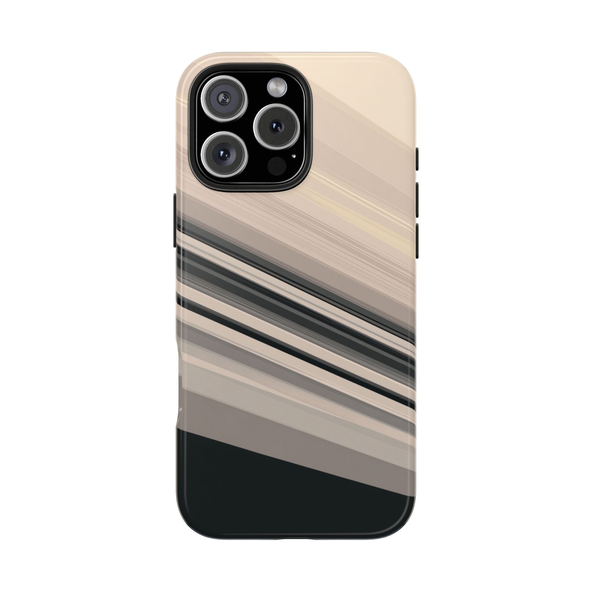 Diagonal Bands tough phone case design with modern dual layer protection - Desk and Device