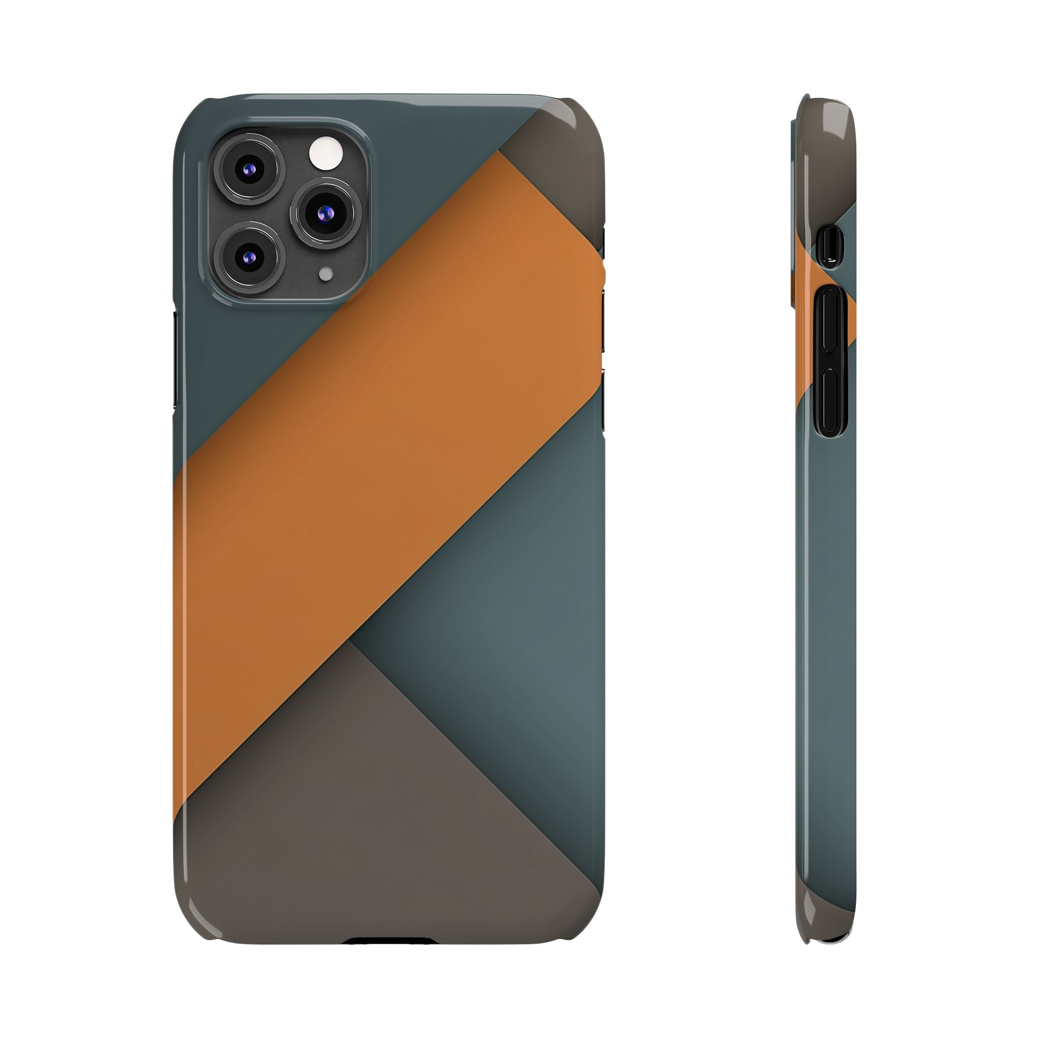 Steel Accent slim phone case design with modern lightweight protection - Desk and Device