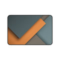 Steel Accent Neoprene desk mat with clean, modern design - Desk and Device