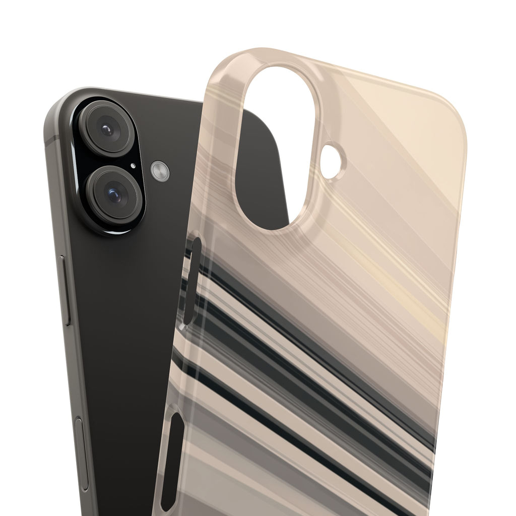 Diagonal Bands slim phone case design with modern lightweight protection - Desk and Device