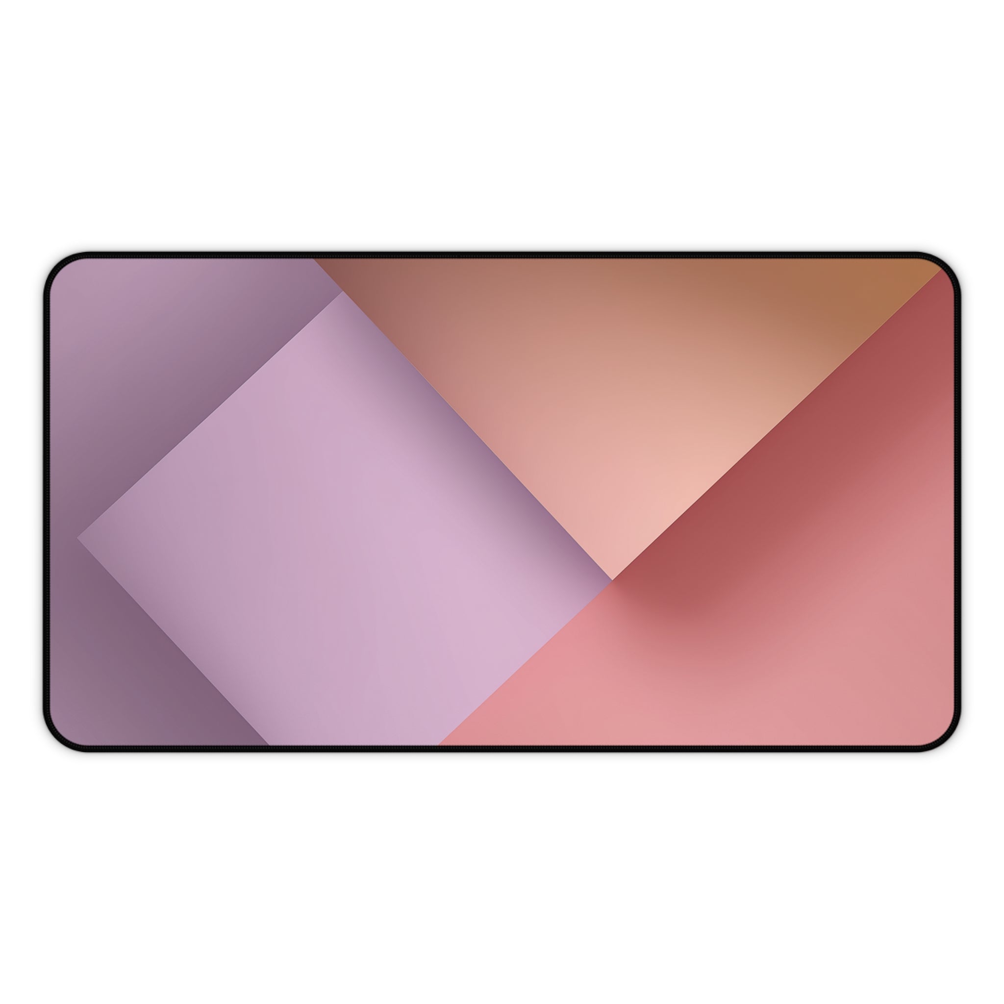 Warm Layers Neoprene desk mat with clean, modern design - Desk and Device