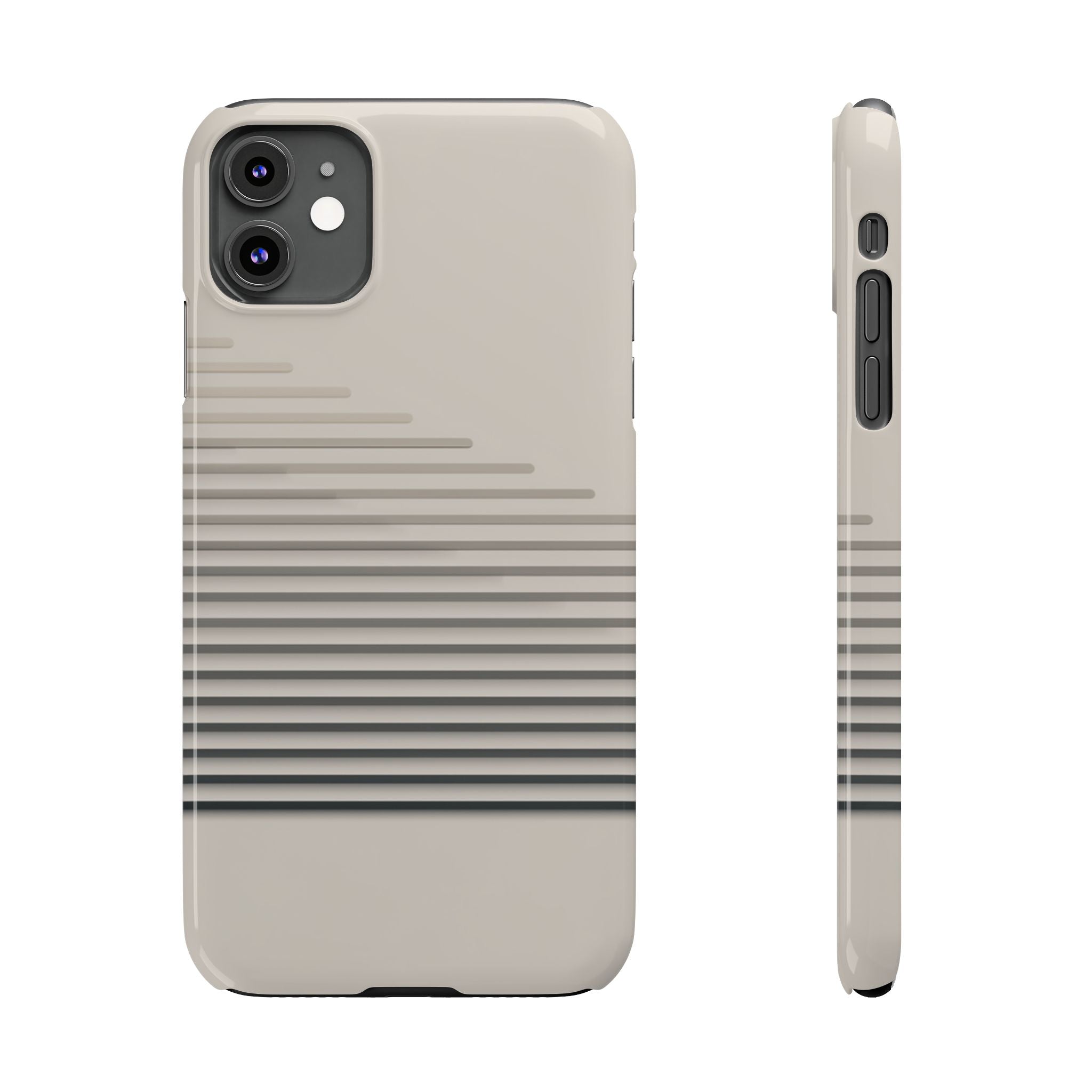 Stepped Lines slim phone case design with modern lightweight protection - Desk and Device