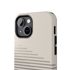Stepped Lines tough phone case design with modern dual layer protection - Desk and Device