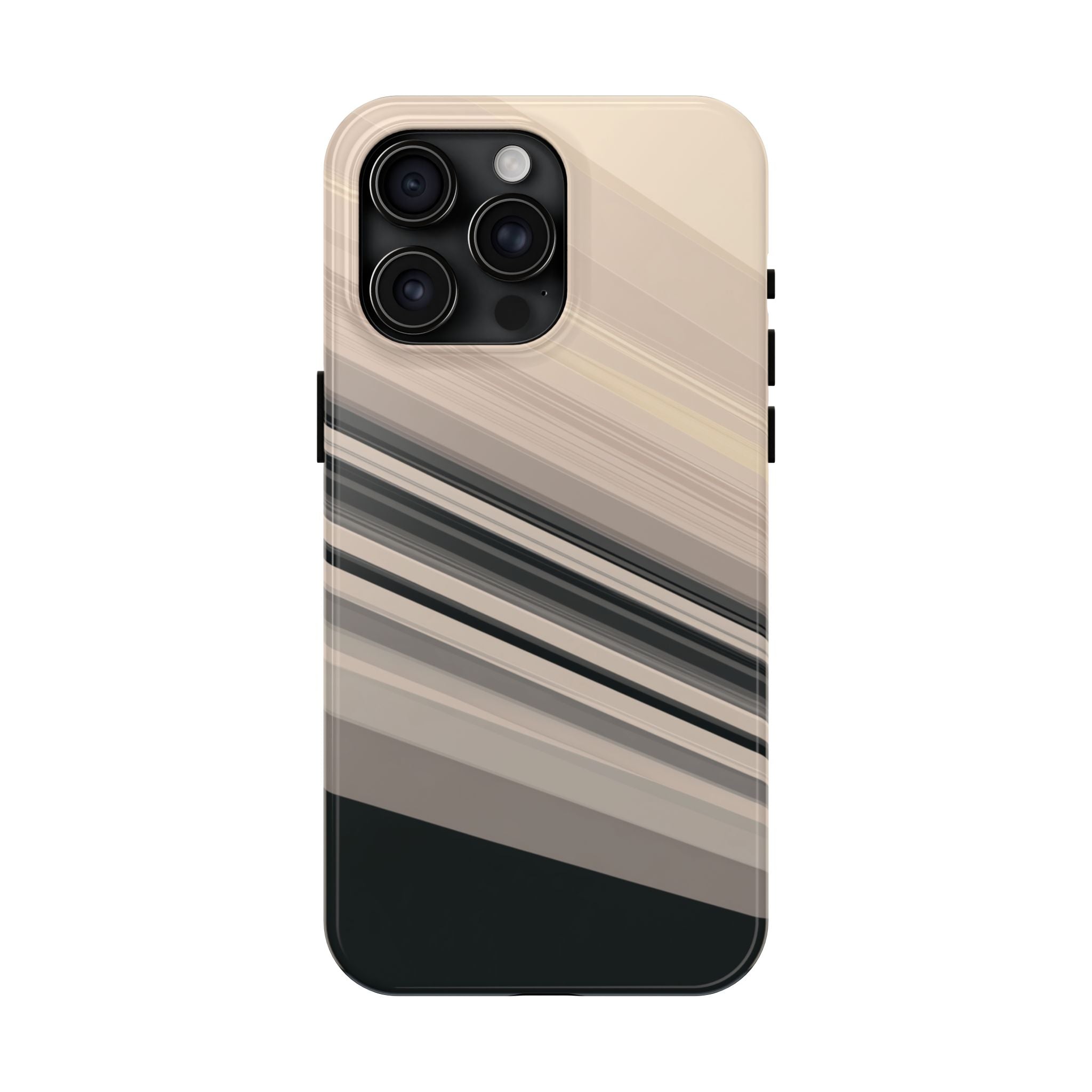 Diagonal Bands tough phone case design with modern dual layer protection - Desk and Device