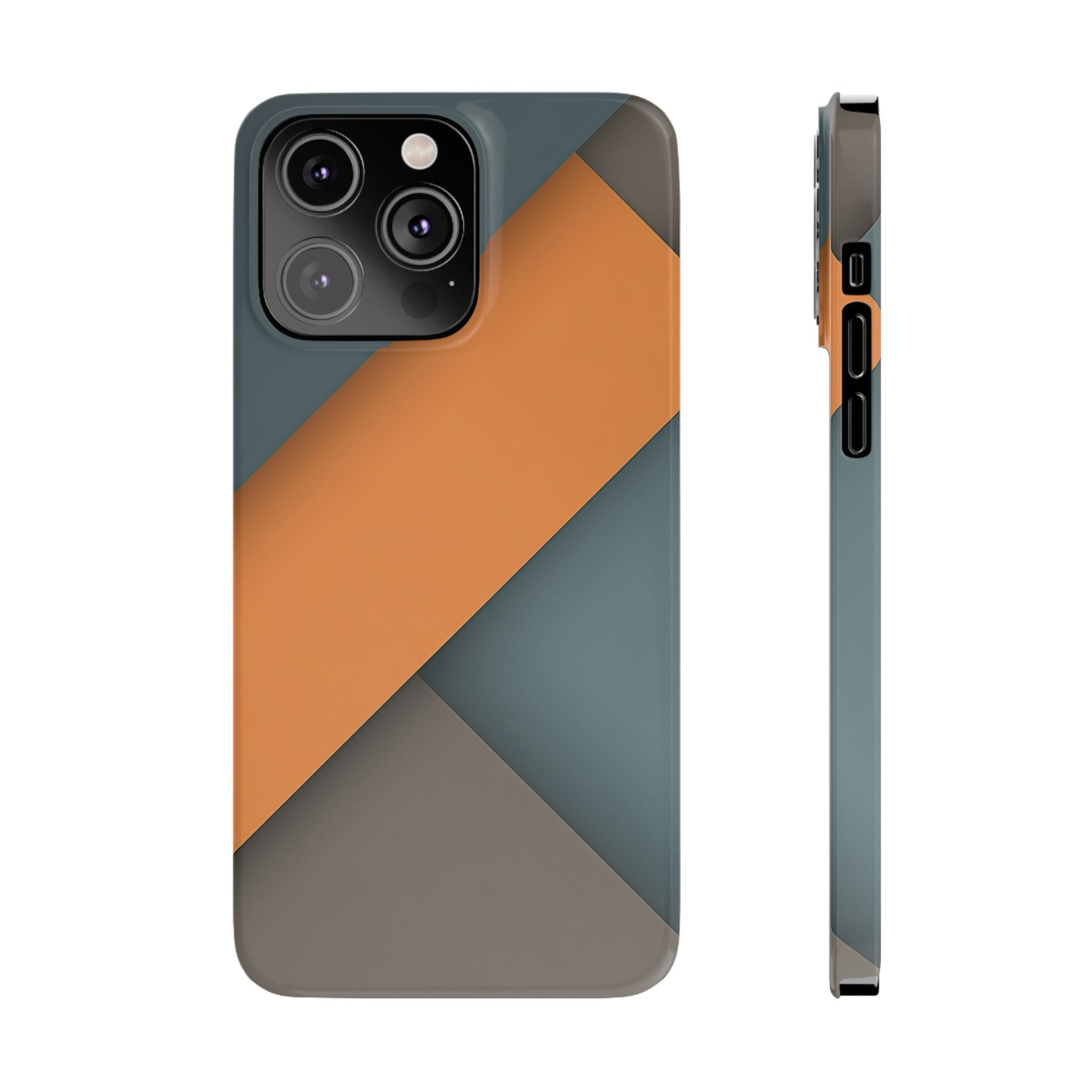 Steel Accent slim phone case design with modern lightweight protection - Desk and Device