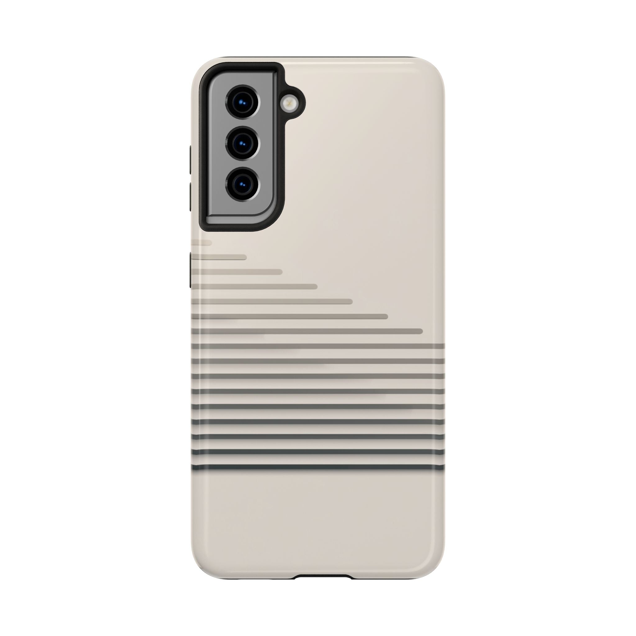 Stepped Lines tough phone case design with modern dual layer protection - Desk and Device