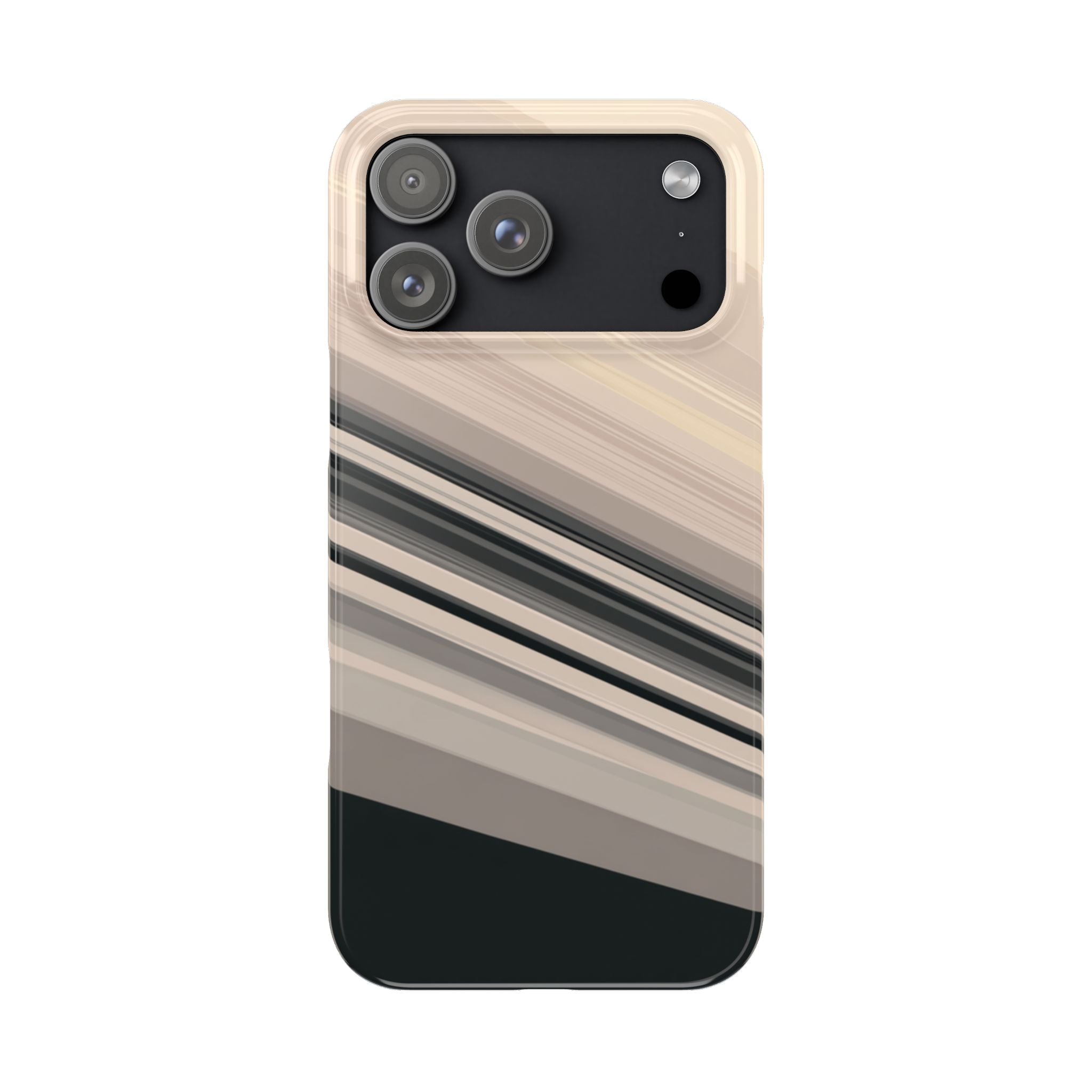 Diagonal Bands slim phone case design with modern lightweight protection - Desk and Device