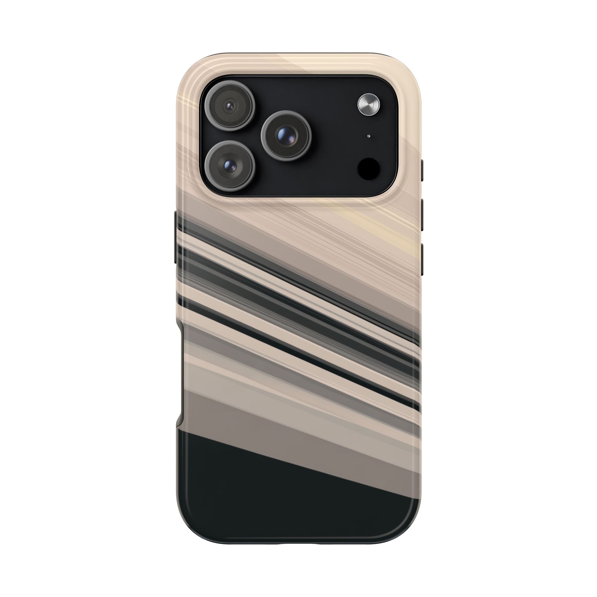 Diagonal Bands tough phone case design with modern dual layer protection - Desk and Device