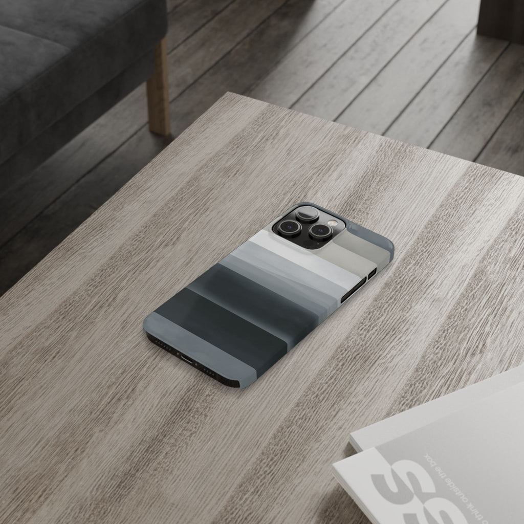 Muted Horizon slim phone case design with modern lightweight protection - Desk and Device